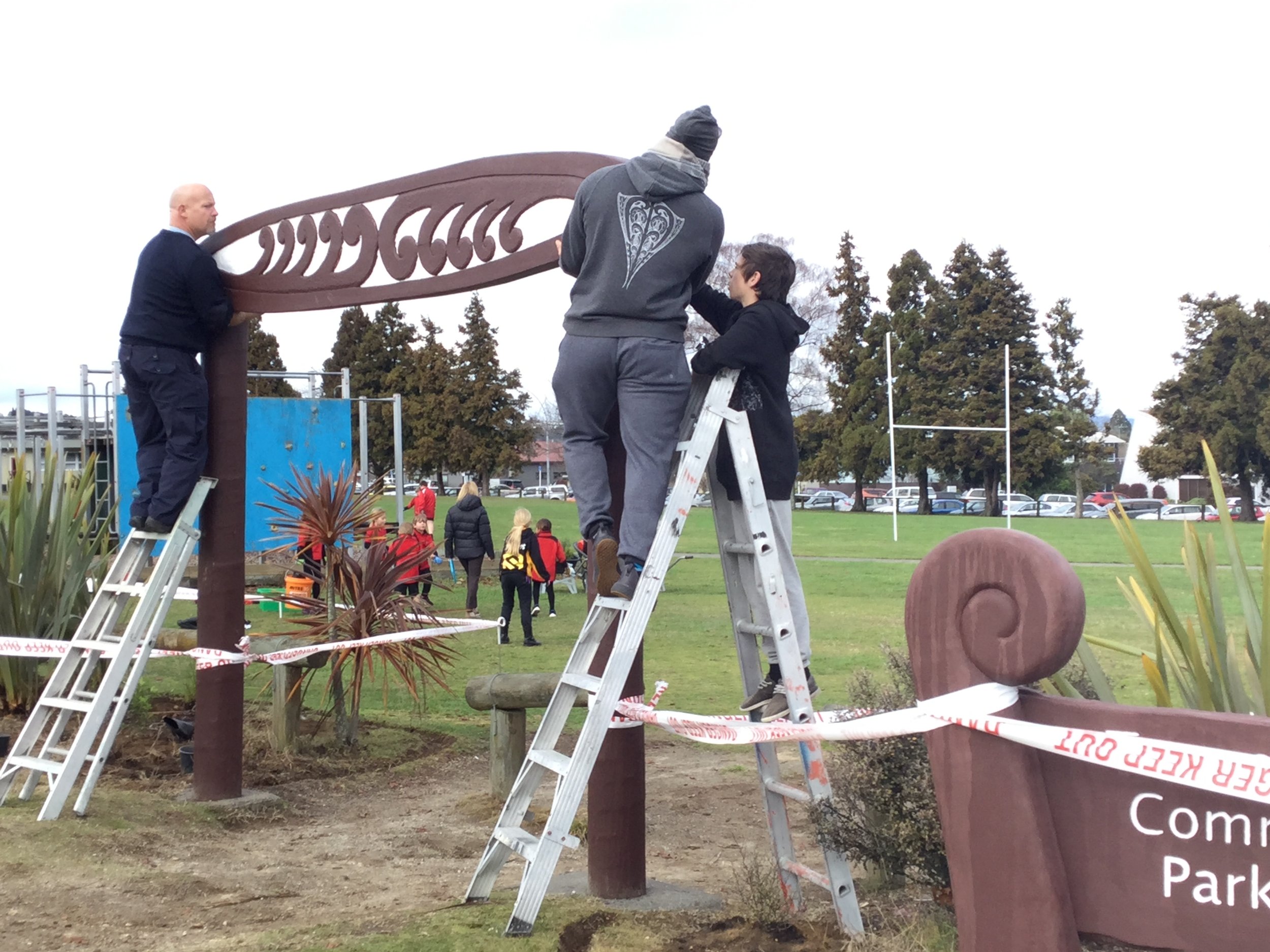 Community Park Restoration Taupō Primary School — Kids Greening Taupo