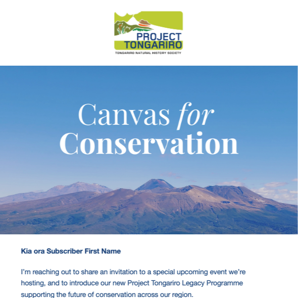 Canvas for Conservation E-News