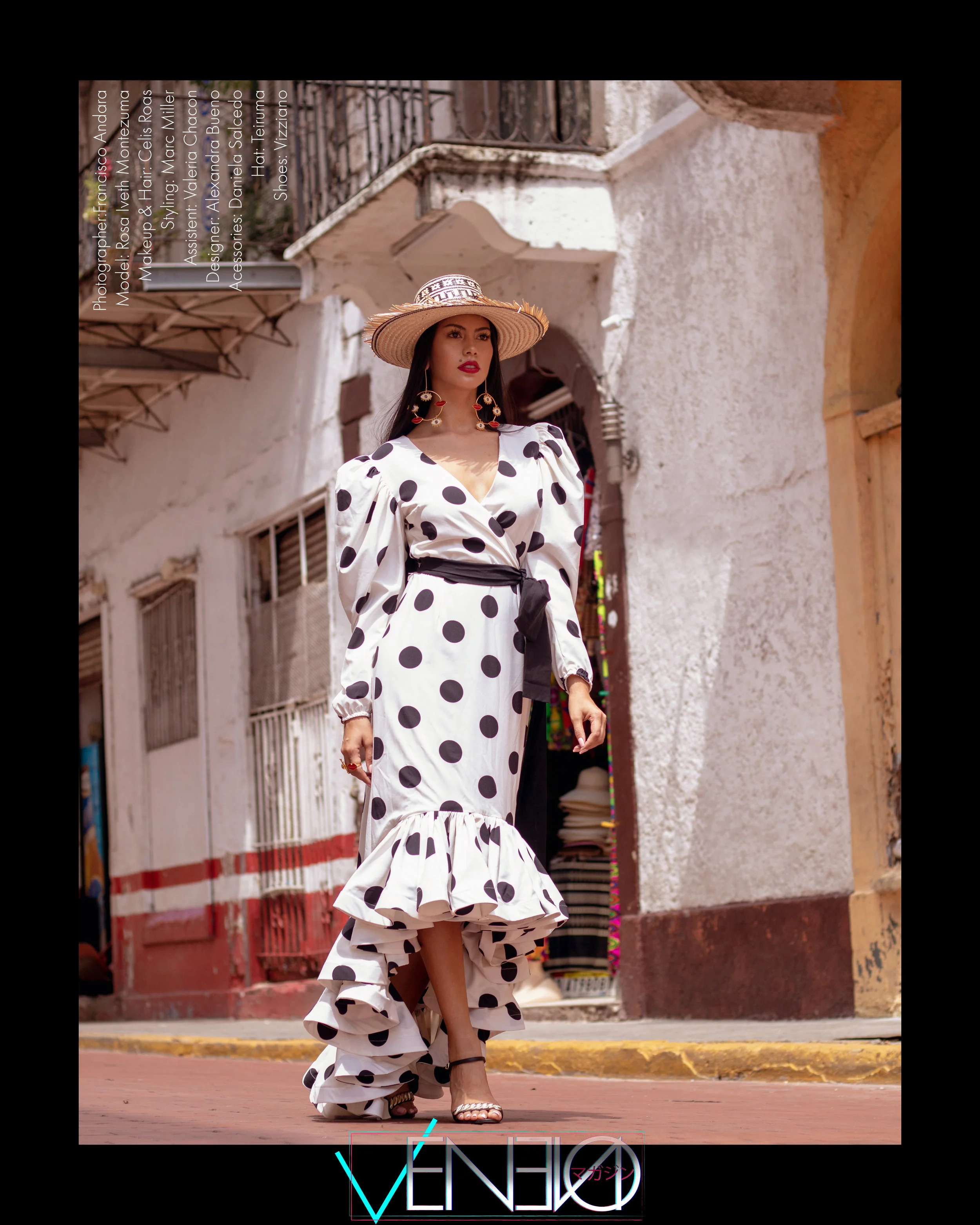 Dress: Alexandra Bueno @alexandrabuenot Accessories: Daniela Salcedo @ds_danielasalcedo Hat: Teiruma @teirumacollection Shoes: Vizzano @vizzano_oficial