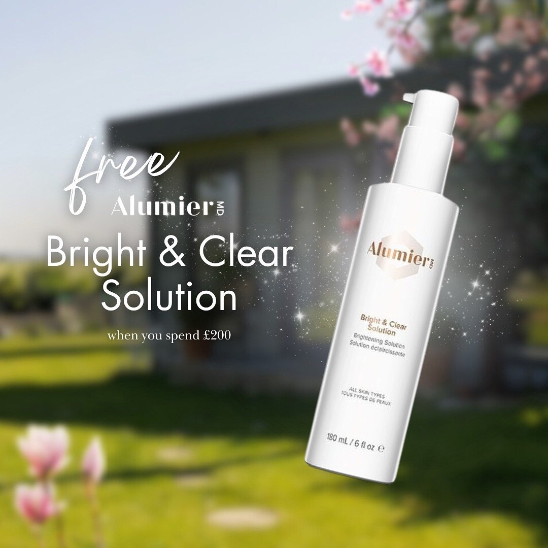 This bottle of magic is the daily step for a brighter complexion ✨ and now you can get it for free!

Alumier&rsquo;s Bright &amp; Clear solution is formulated with lactic acid, salicylic acid and vitamin C, and it sweeps away dead cells, illuminating