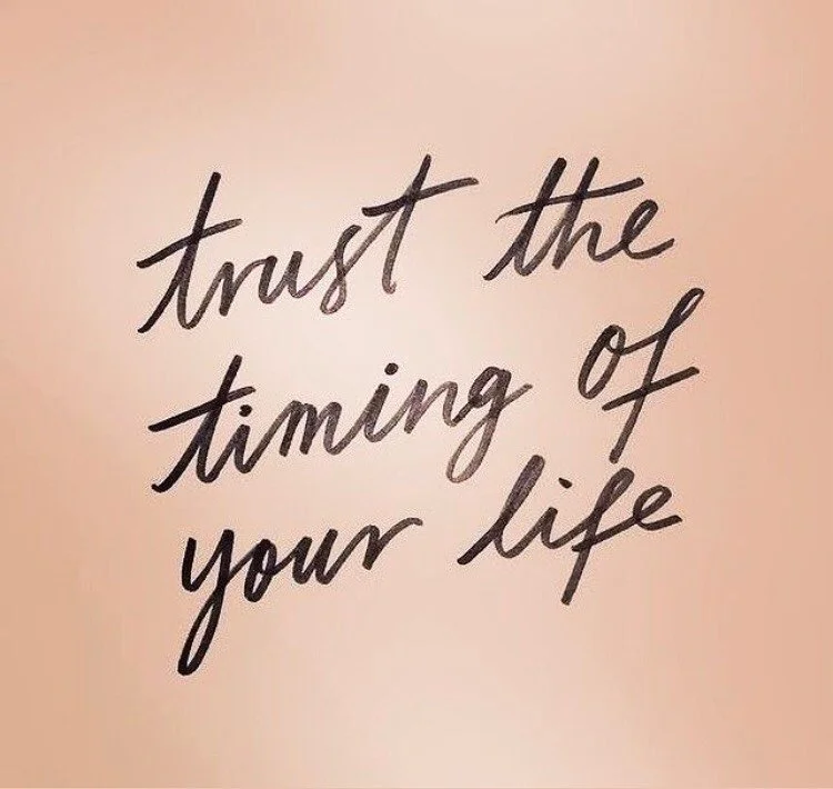 &ldquo;Trust the timing of your life&rdquo; #liveinthemoment #believeinyourdreams