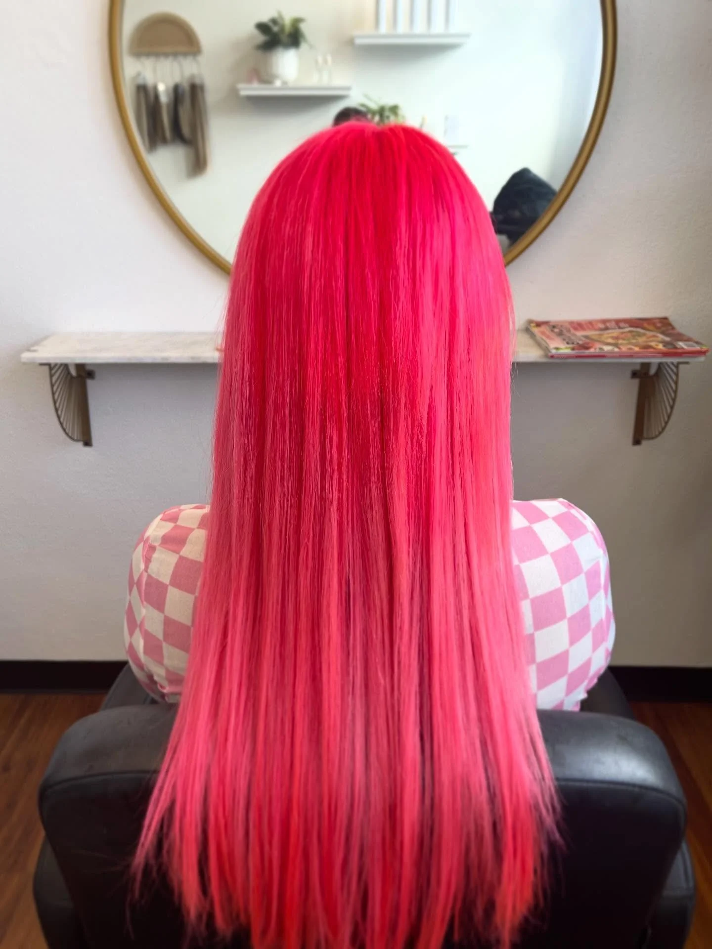 If pink has been on your mind, this is your sign to make it happen, DM us to chat more about your hair goals. 💗✨ #pinkhair