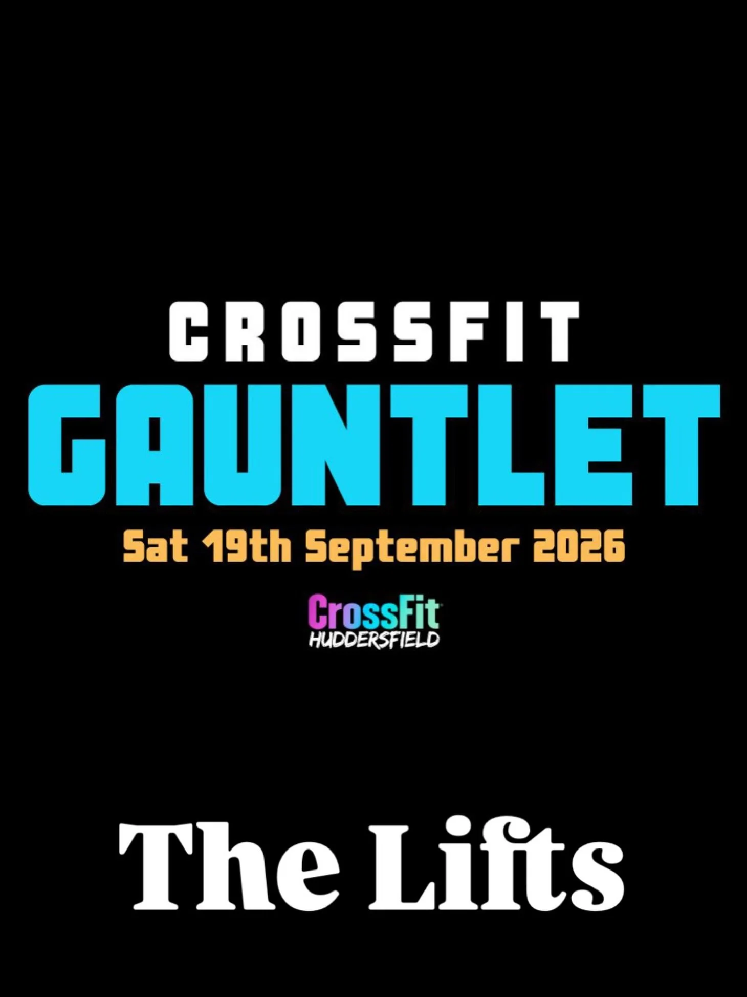 ⚔️ THE CROSSFIT GAUNTLET &ndash; PART 1 RELEASE ⚔️
&ldquo;The Lifts&rdquo;

Think you&rsquo;ve got the strength to survive the Gauntlet? Time to find out. 💪

On Saturday 19th September same-sex pairs will battle through 60 minutes of lifting, fitnes