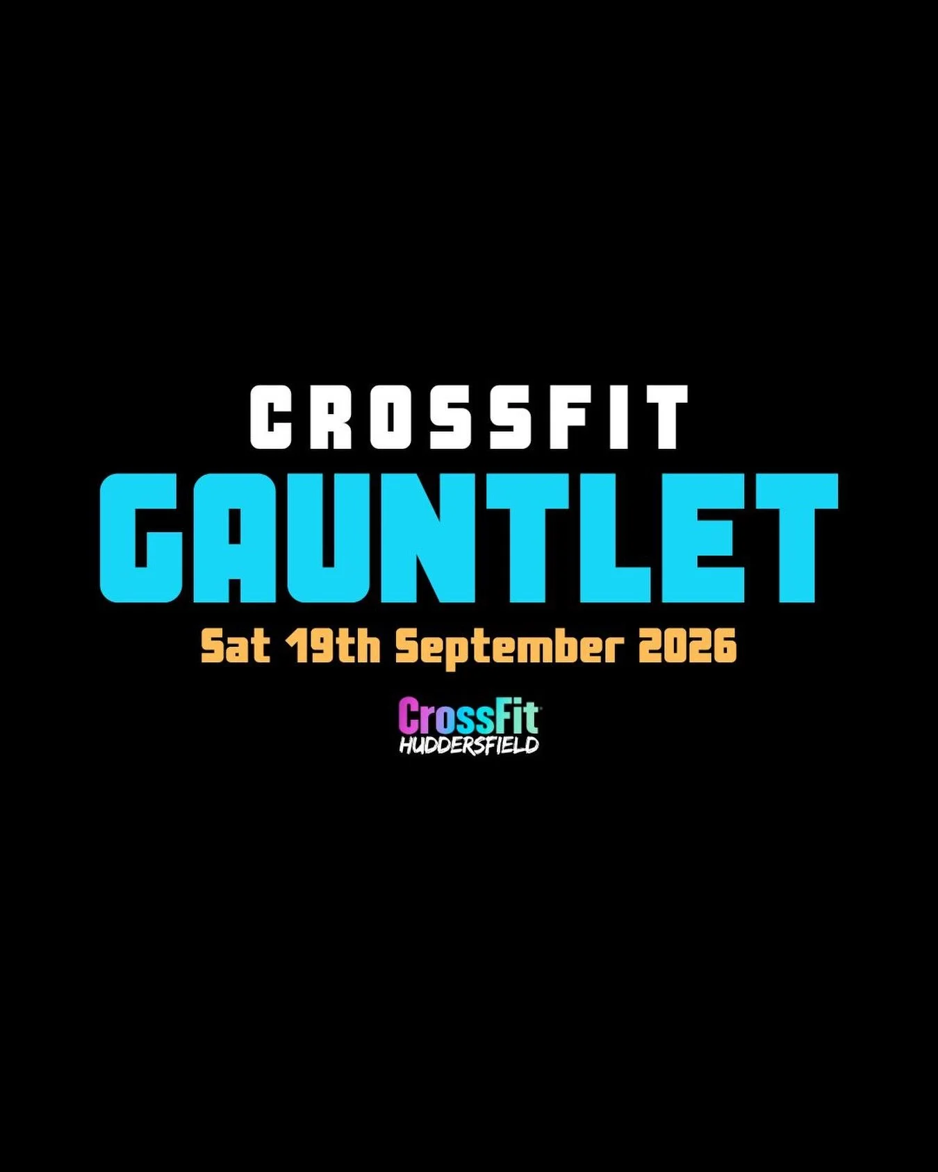 ⚔️ THE CROSSFIT GAUNTLET &ndash; FULL WORKOUT RELEASE ⚔️

The wait is over&hellip;

All three parts of The CrossFit Gauntlet have now been revealed. One hour. Three tests. One champion team. 🔥

📅 Saturday 19th September
👫 Same-Sex Pairs

This isn&
