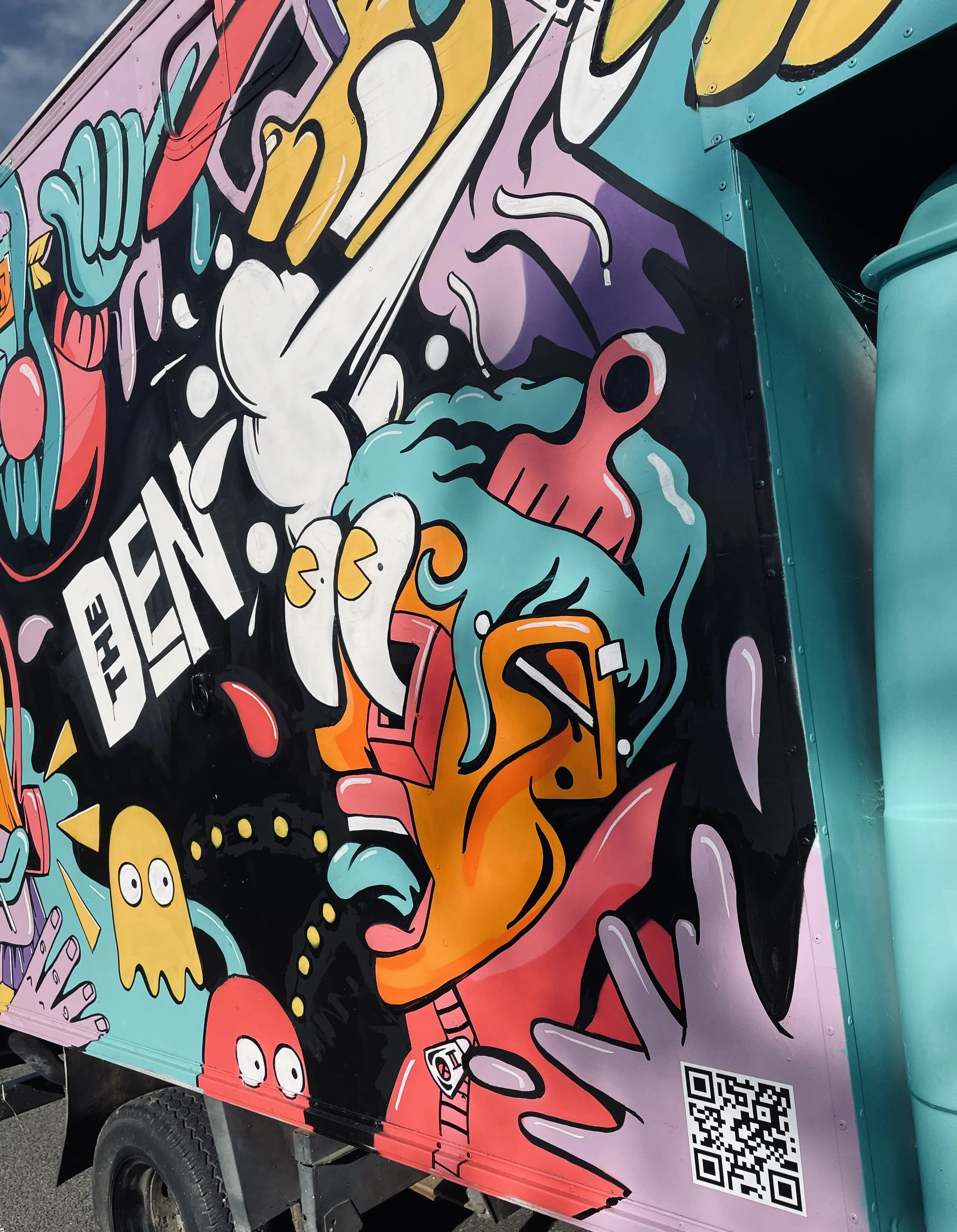 spray painted van transformation