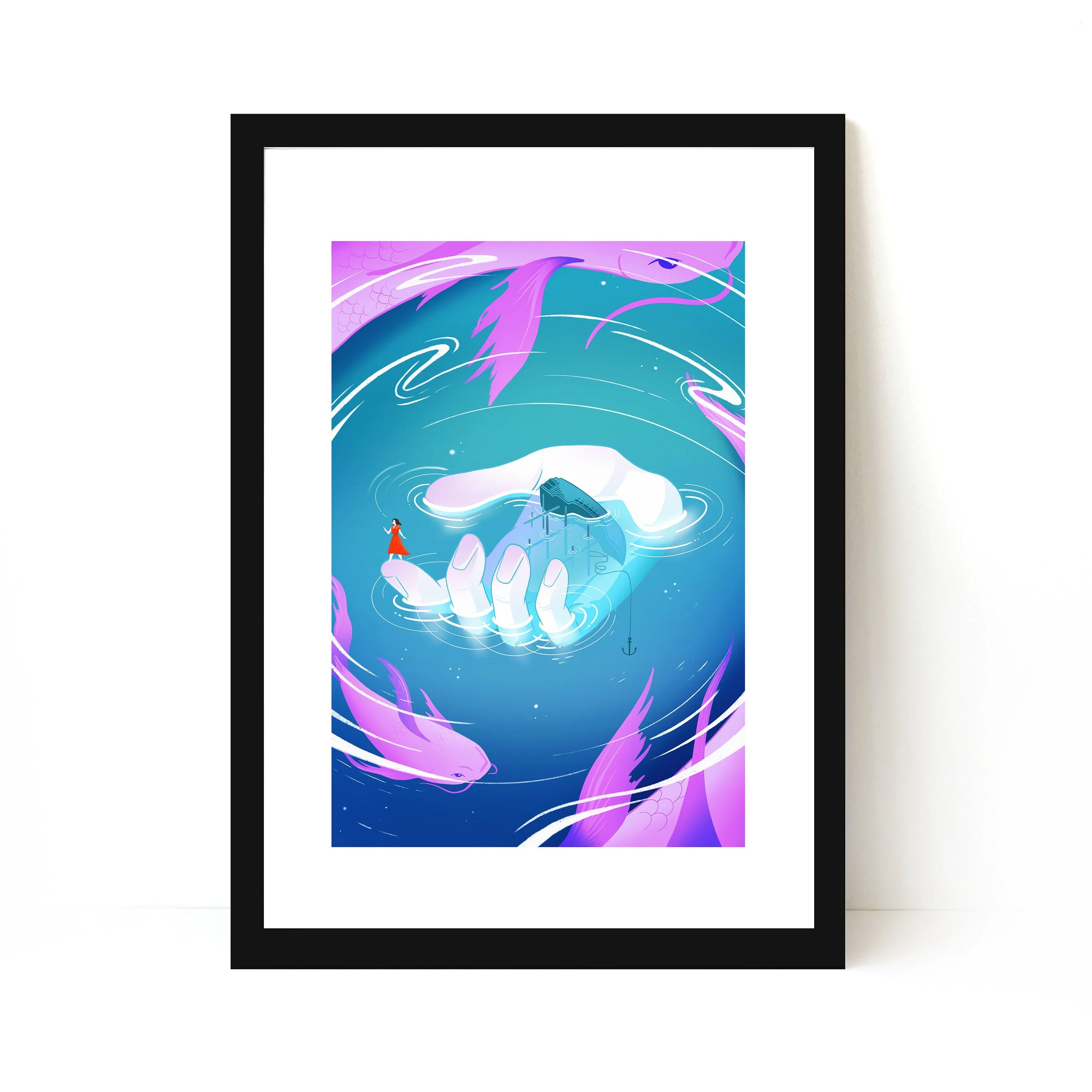 Back on land print Framed video .jpg