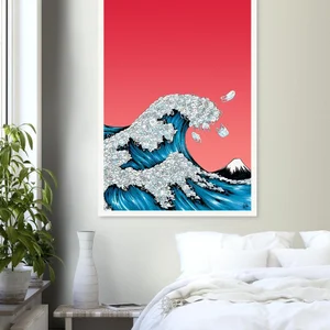 The Great Plastic Wave - Digital Print