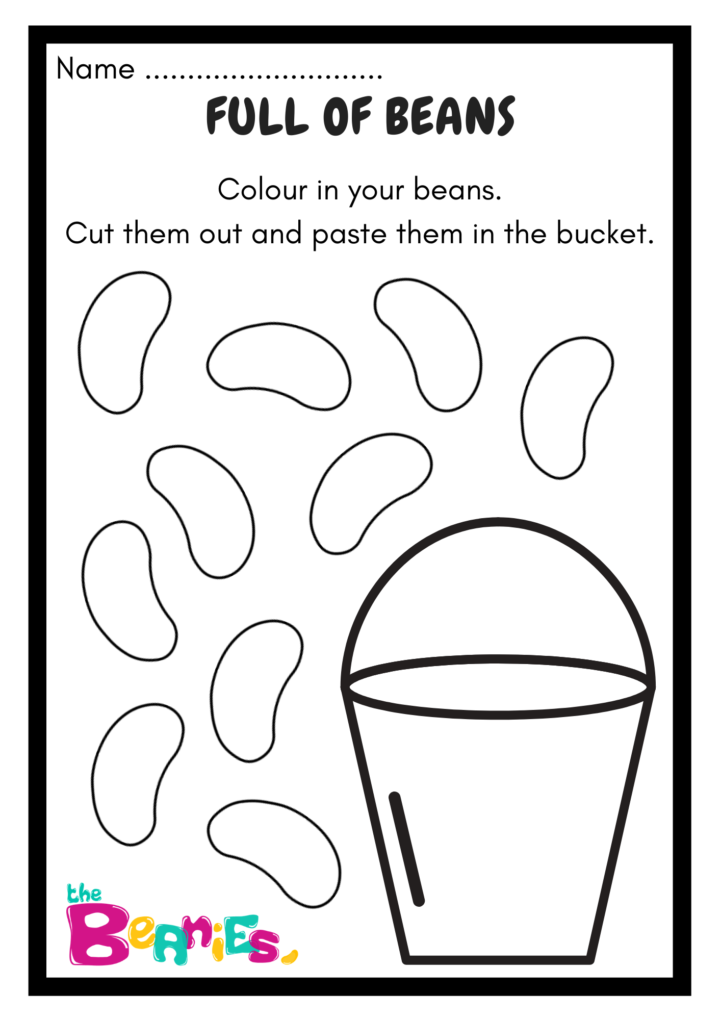 Full of Beans Worksheet