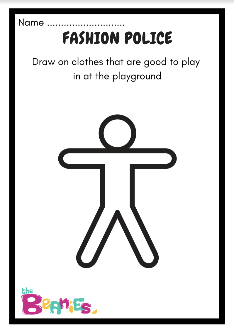 Fashion Police Worksheet