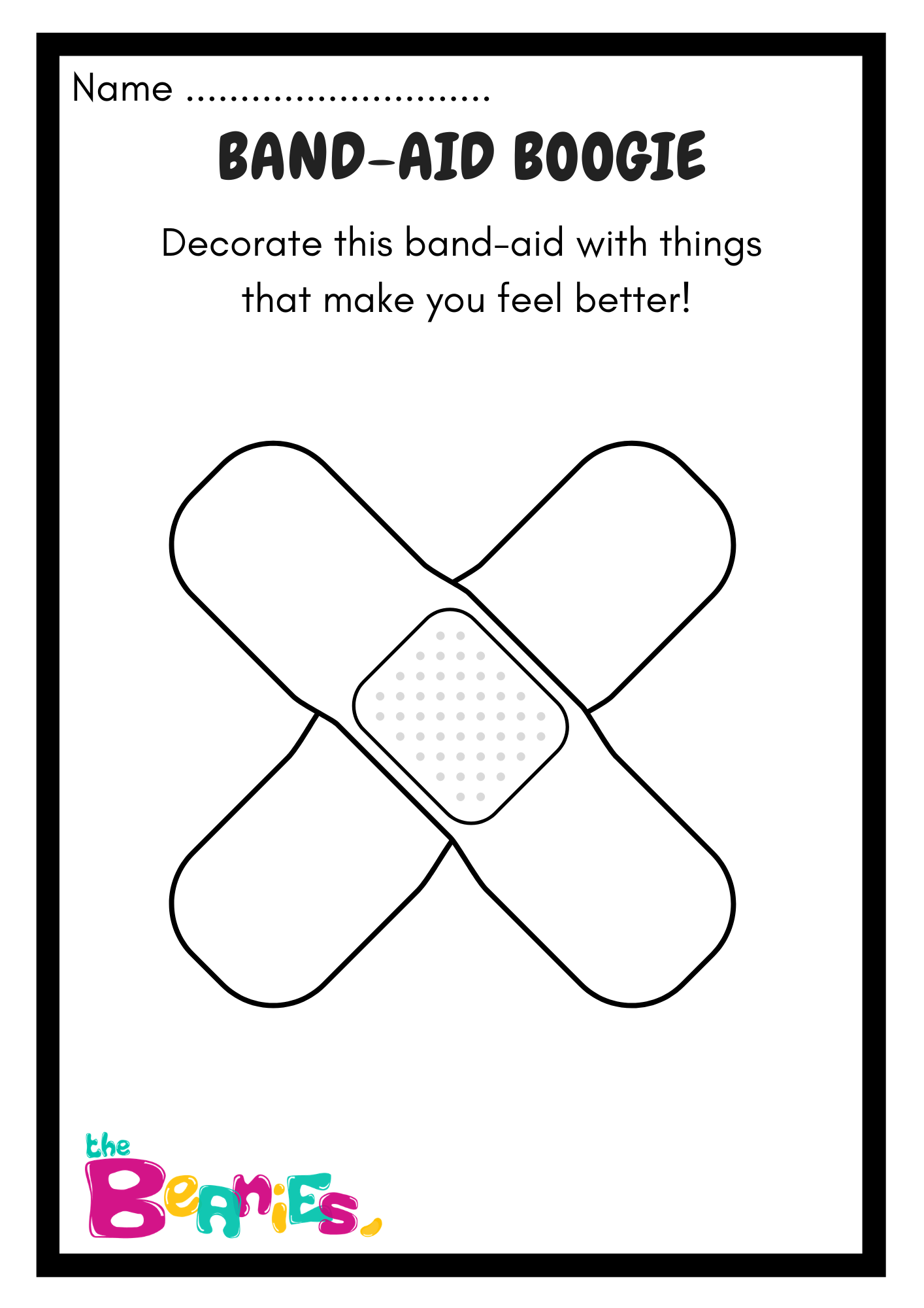 Band Aid Boogie Worksheet