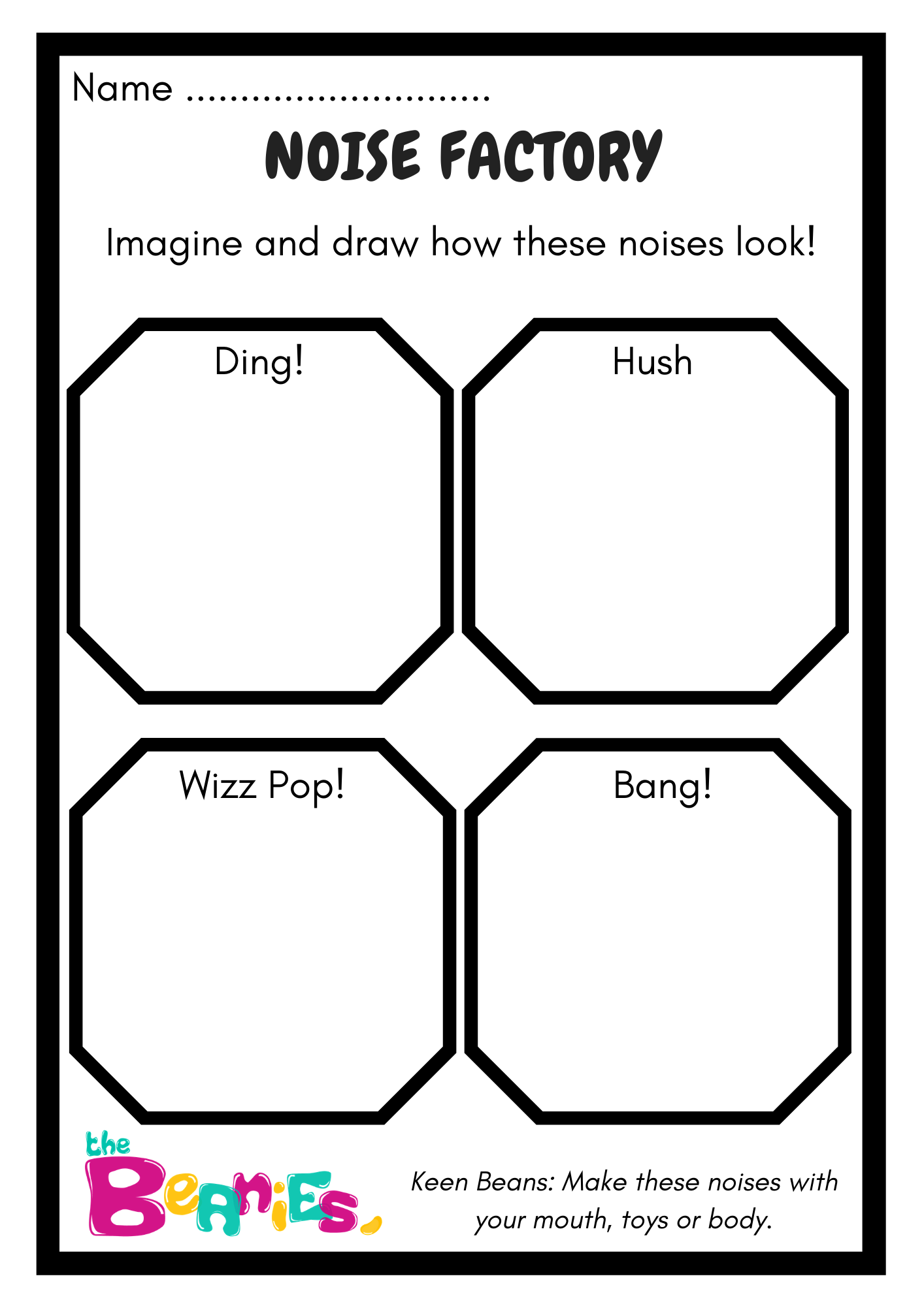 Noise Factory Worksheet