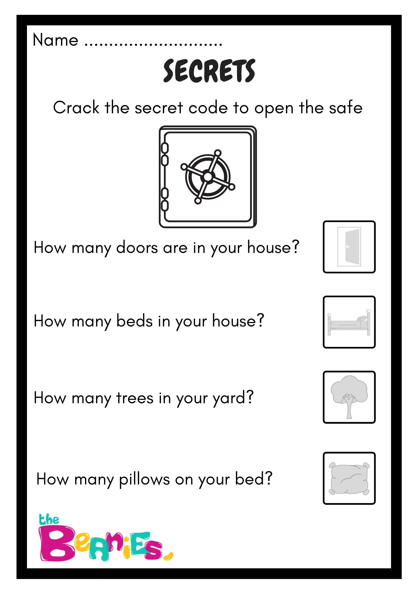 Secrets Worksheet