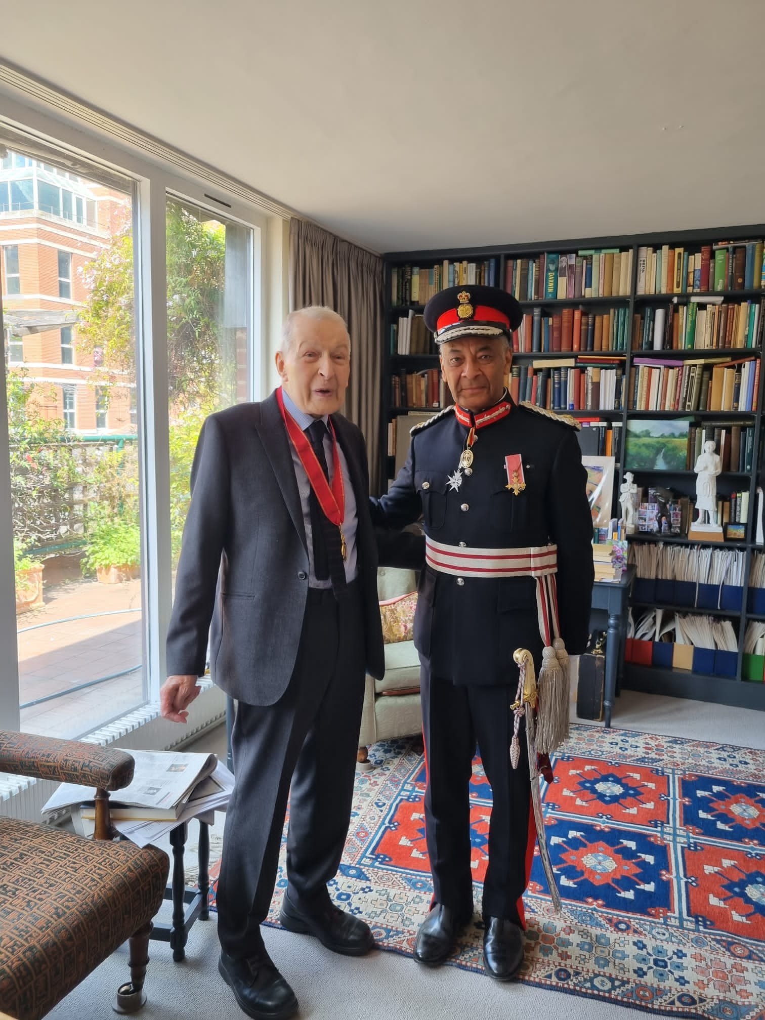 The Rt Hon. the Lord Field of Birkenhead CH DL made a Companion Of Honour by The Queen