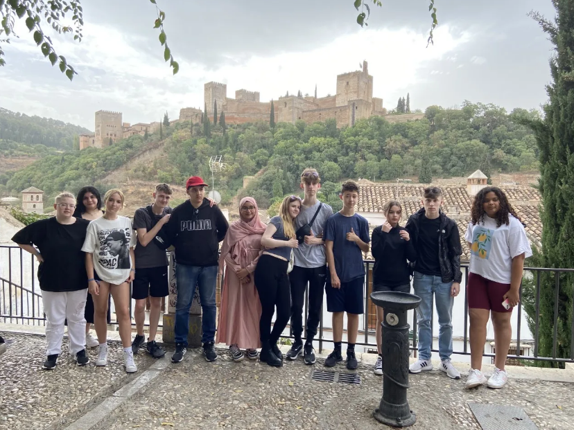 Twelve lucky Year 11 students from Birches Head Academy (BHA) have been immersed into Spanish culture and language on a recent exchange visit to Granada, Spain