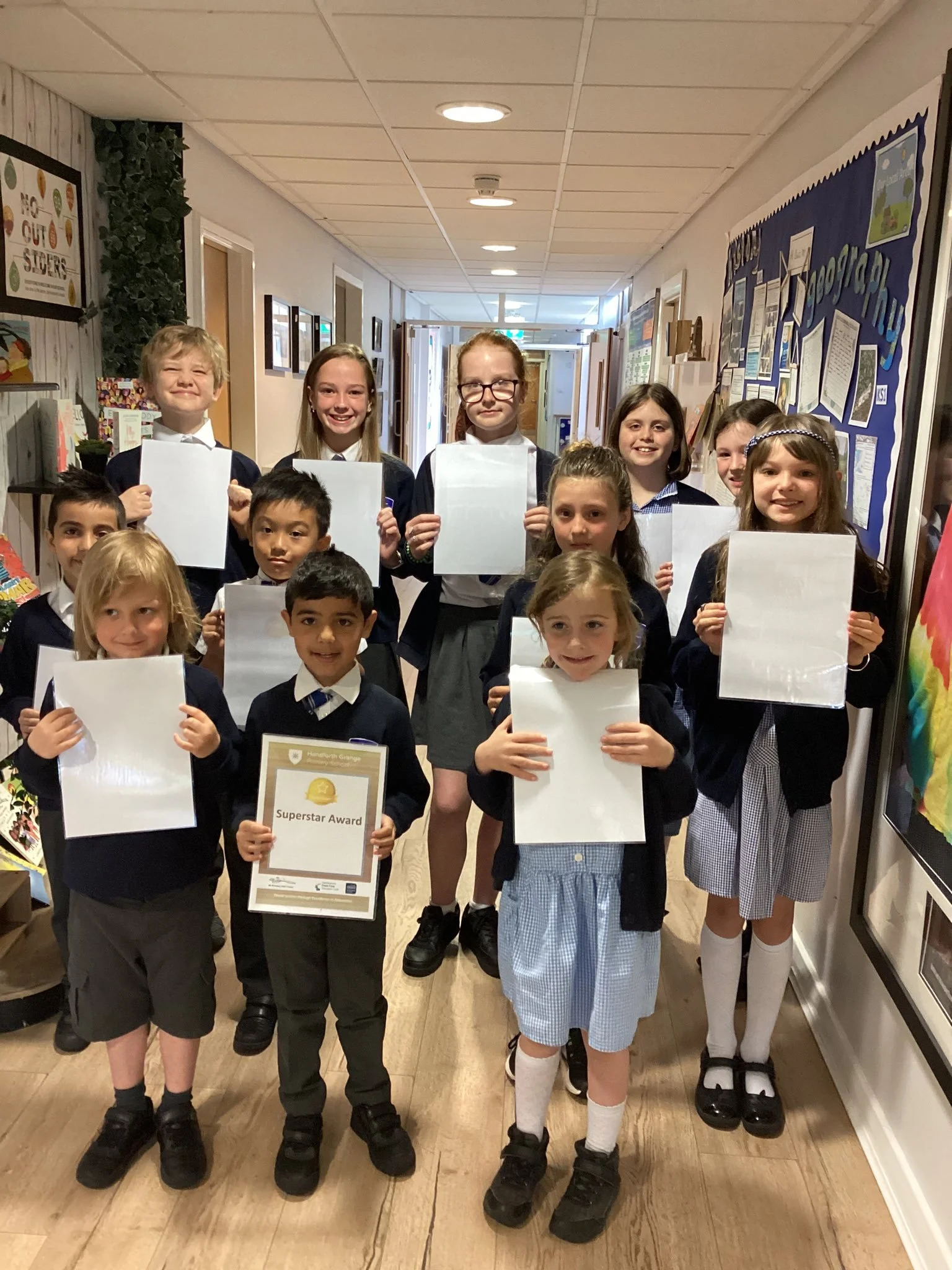 Well done to the 'Pupils of the Week' at Handforth Grange Primary School