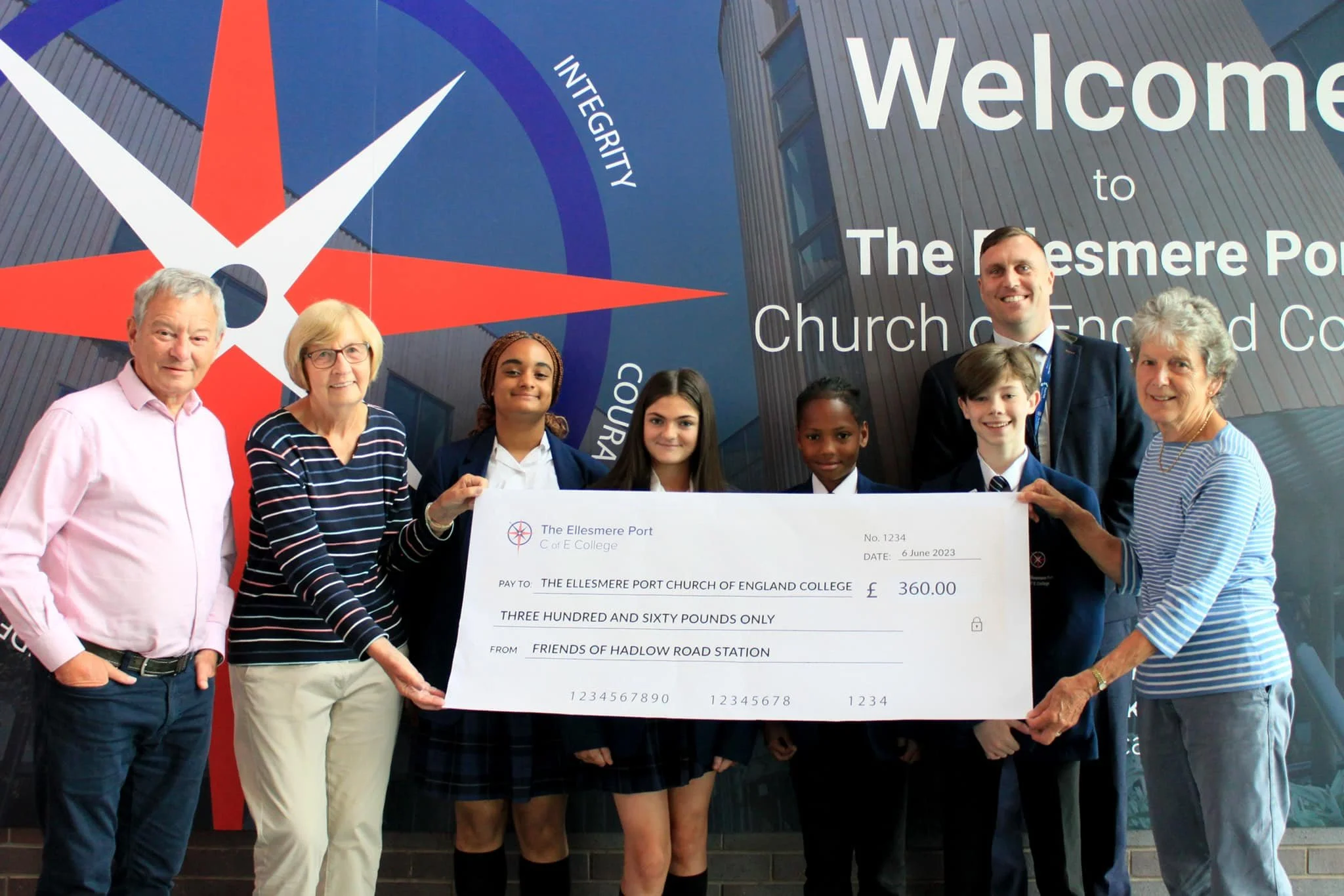 £360 donated to EPC for Duke of Edinburgh course