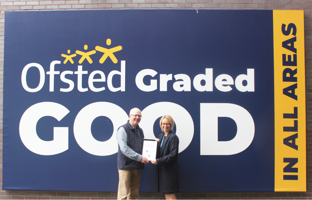 Chair of Governors at The Ellesmere Port C of E College Awarded Chair of the Year 2022-23