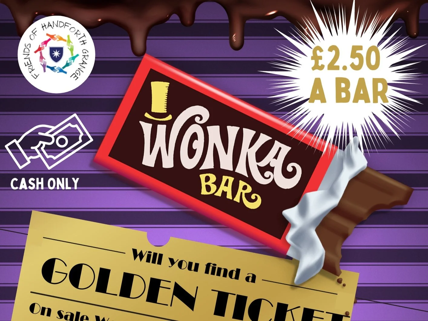 Handforth Grange launches Wonka ‘golden ticket’ giveaway chocolate bars