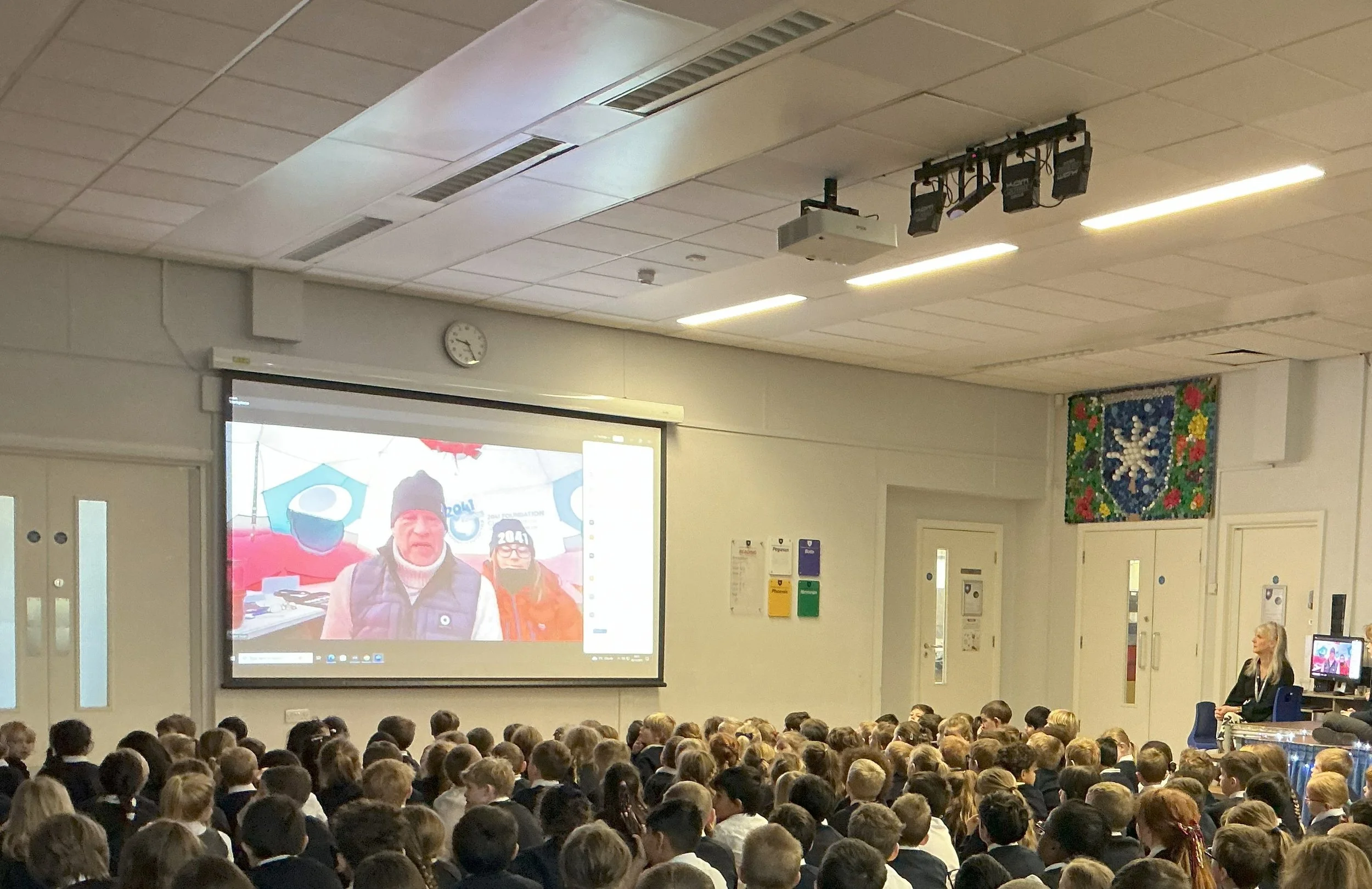 From Handforth to the South Pole: Pupils Meet Polar Explorer Live!