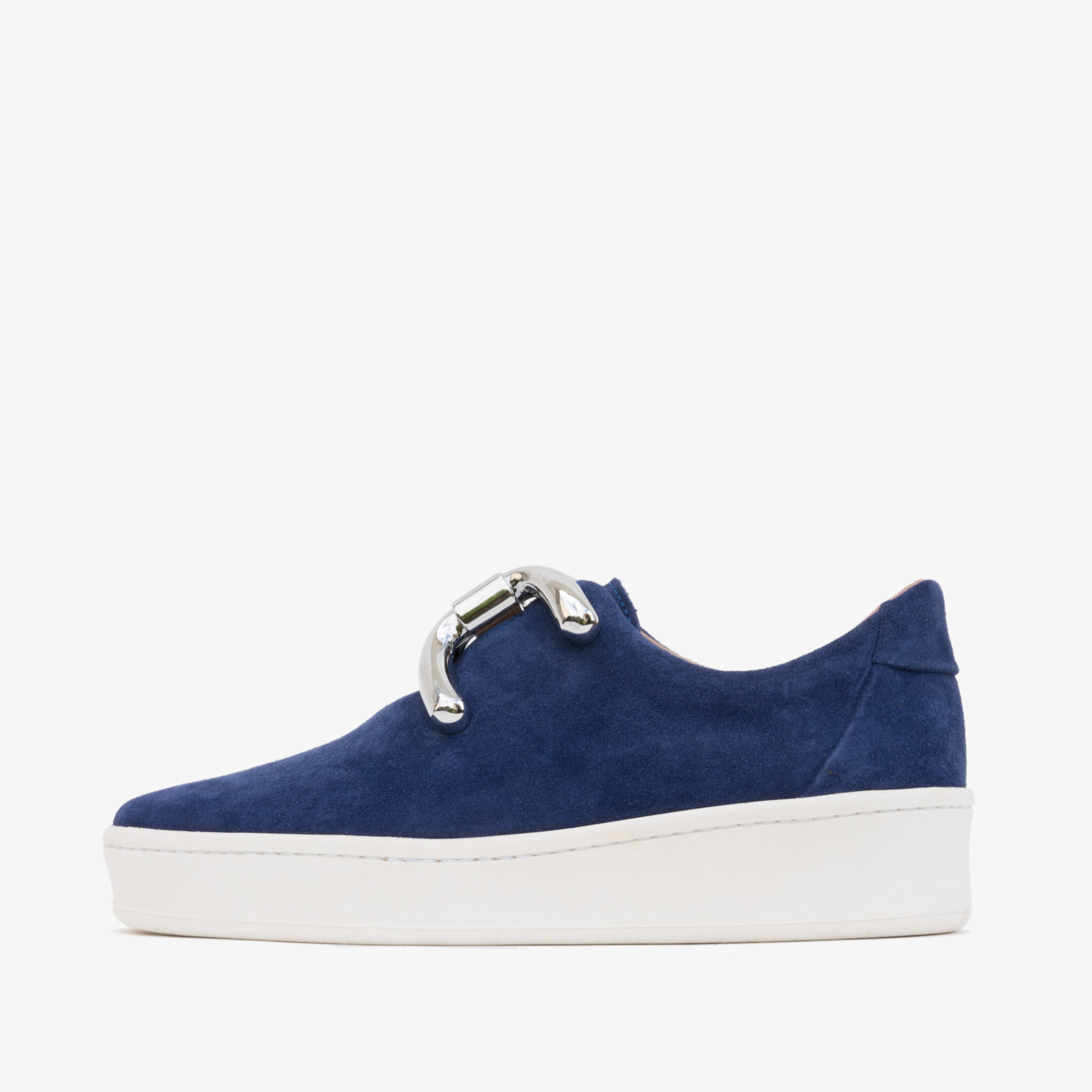 an hour and a shower — Knot Sneaker Navy Silver