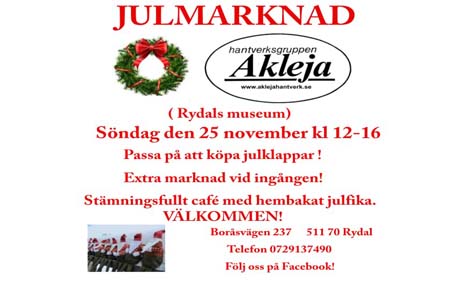 Christmas Market "Hantverksgruppen Akleja"