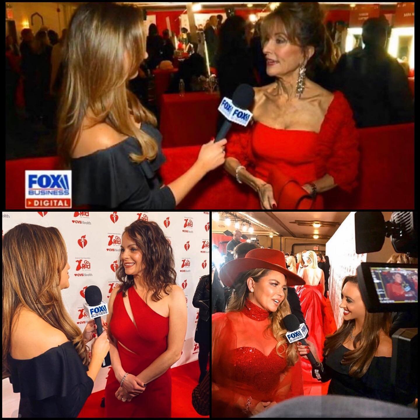 Happy National #WearRedDay! Share a pic using that hashtag to show support while raising awareness for heart disease- the #1 killer of women in the U.S. Here&rsquo;s a #throwback to last year February interviewing Shania Twain, Kimberly Williams-Pais