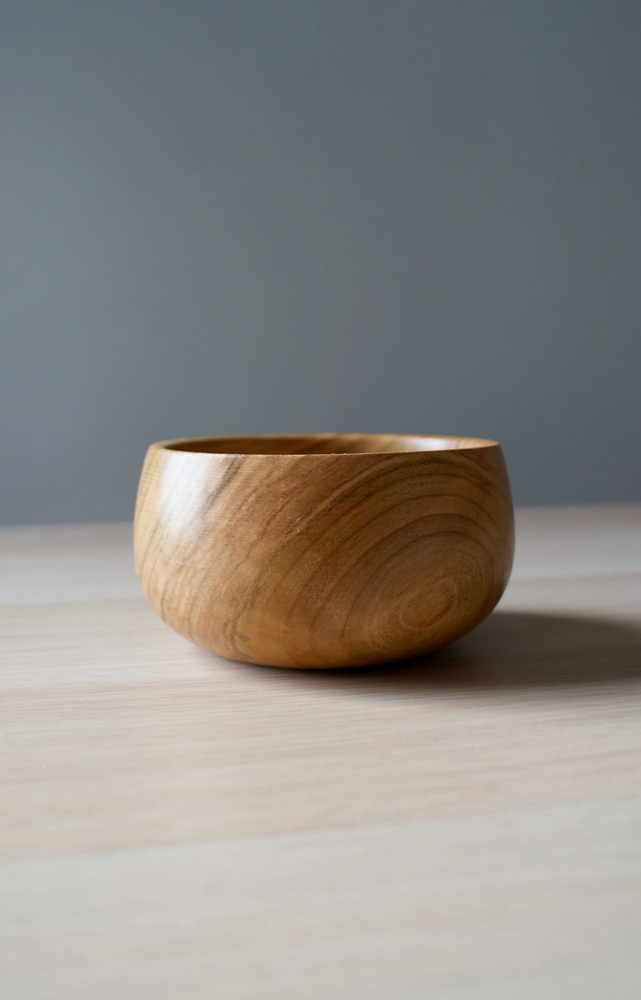 Cherry Side Bowl // Turned wooden bowl. Snack bowl. Wood fruit bowl. Small trinket dish. Serving bowl. Handmade tableware. Turned kitchenware.