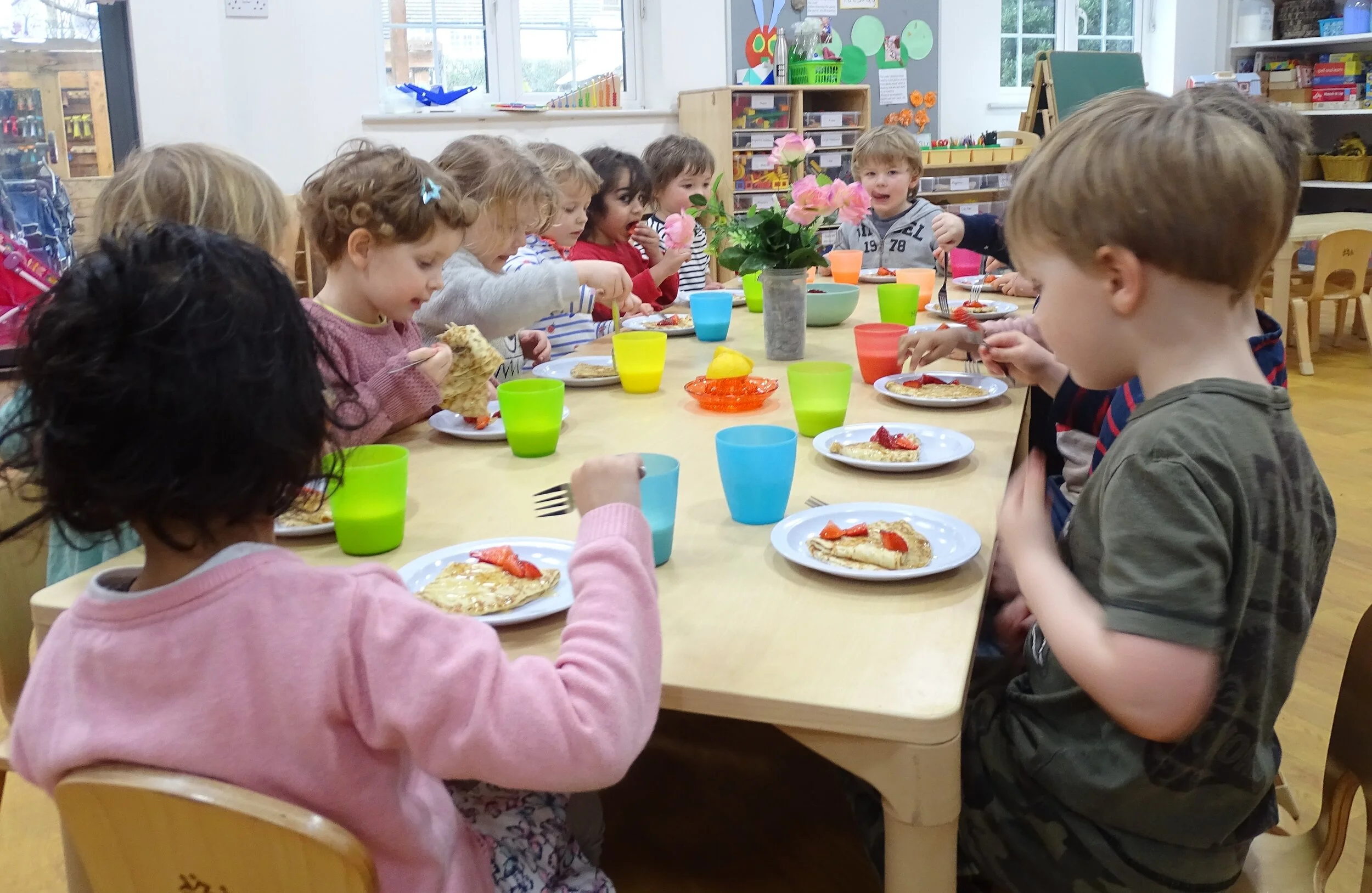 Pancakes and Chinese New Year at Hampton!
