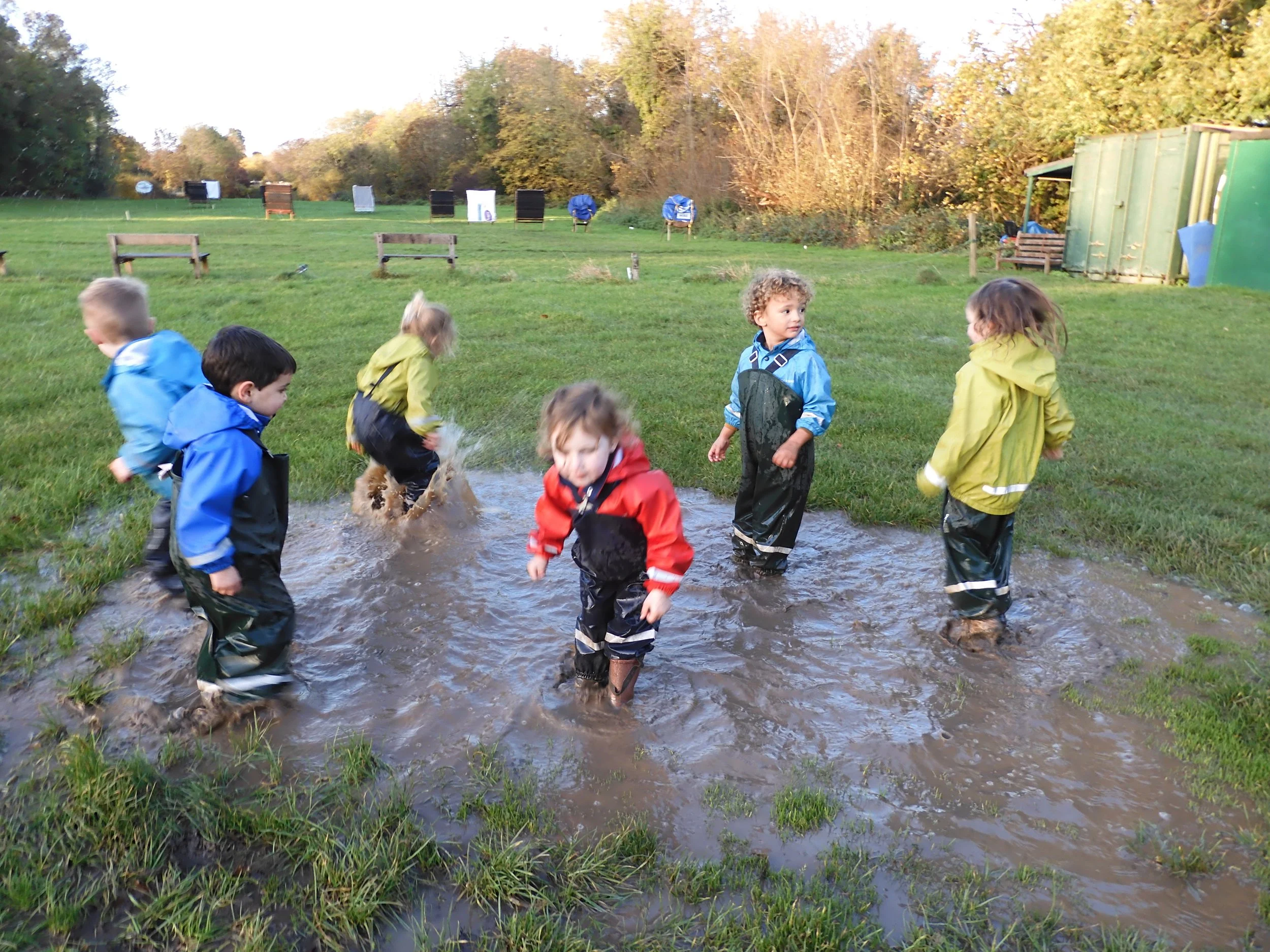 Puddles &amp; Spider Hunts!