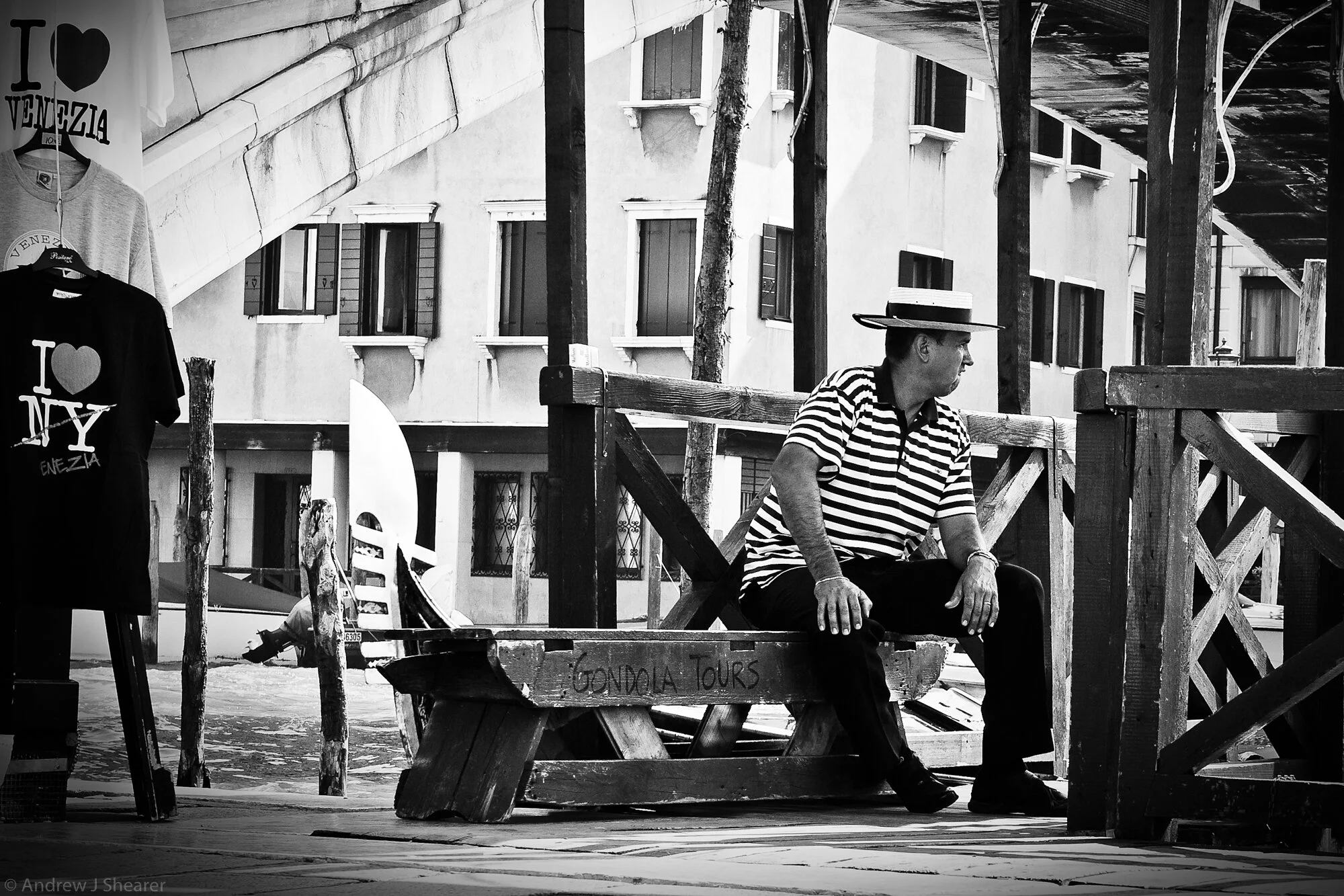 Dejected Gondolier | Venice