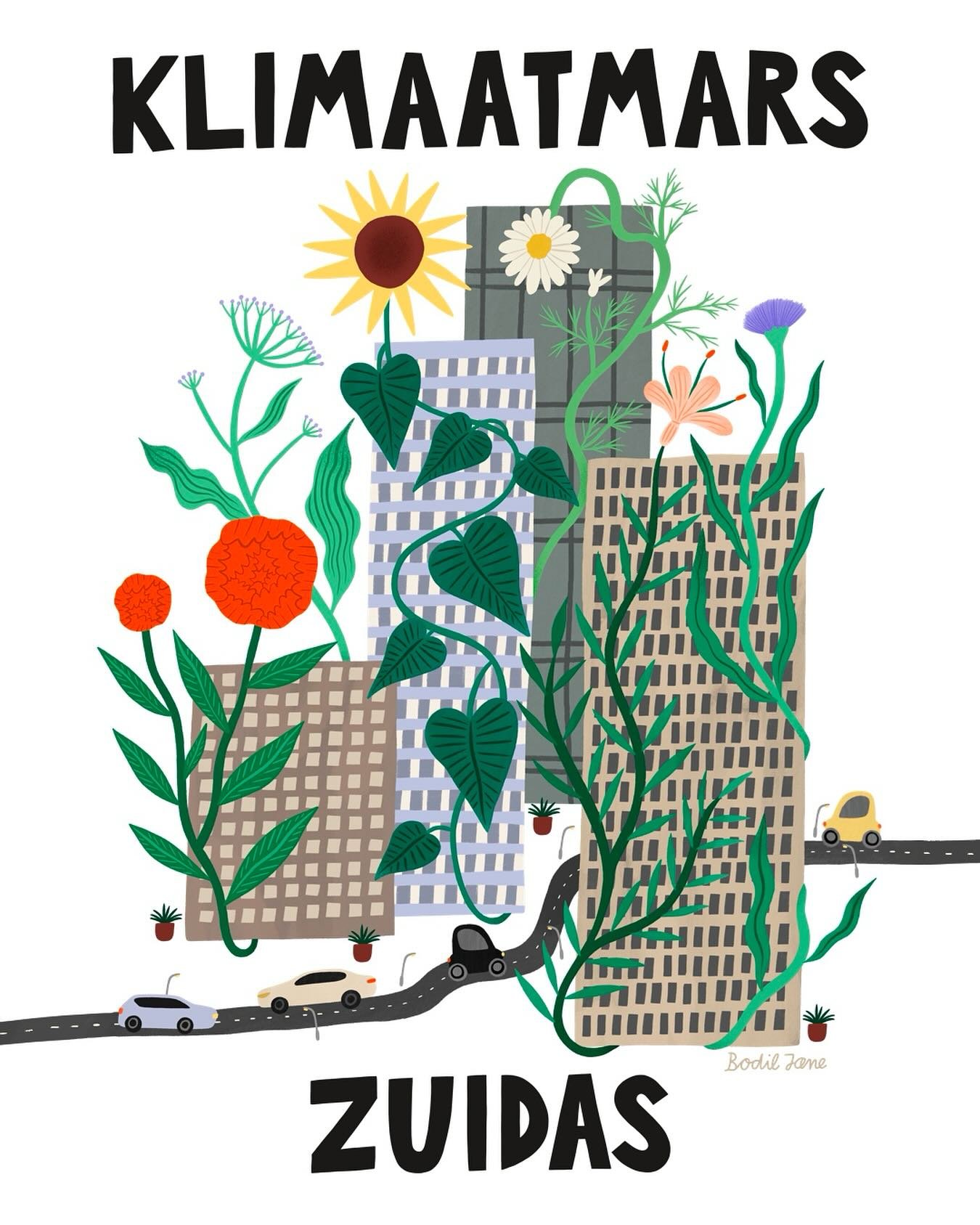 Climate March at the Zuidas business district Amsterdam this Friday 14:00 🏙️✊🌍 See you there? 🪧🌿🪸Ps. free download of this A3 poster in my bio