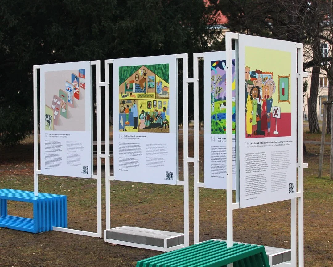 Remember the illustration that I created for @eujamrai (European Joint Action Antimicrobial Resistance and Healthcare-Associated Infections) to raise awareness about antimicrobial resistance? It&rsquo;s currently part of a travelling exhibition at th