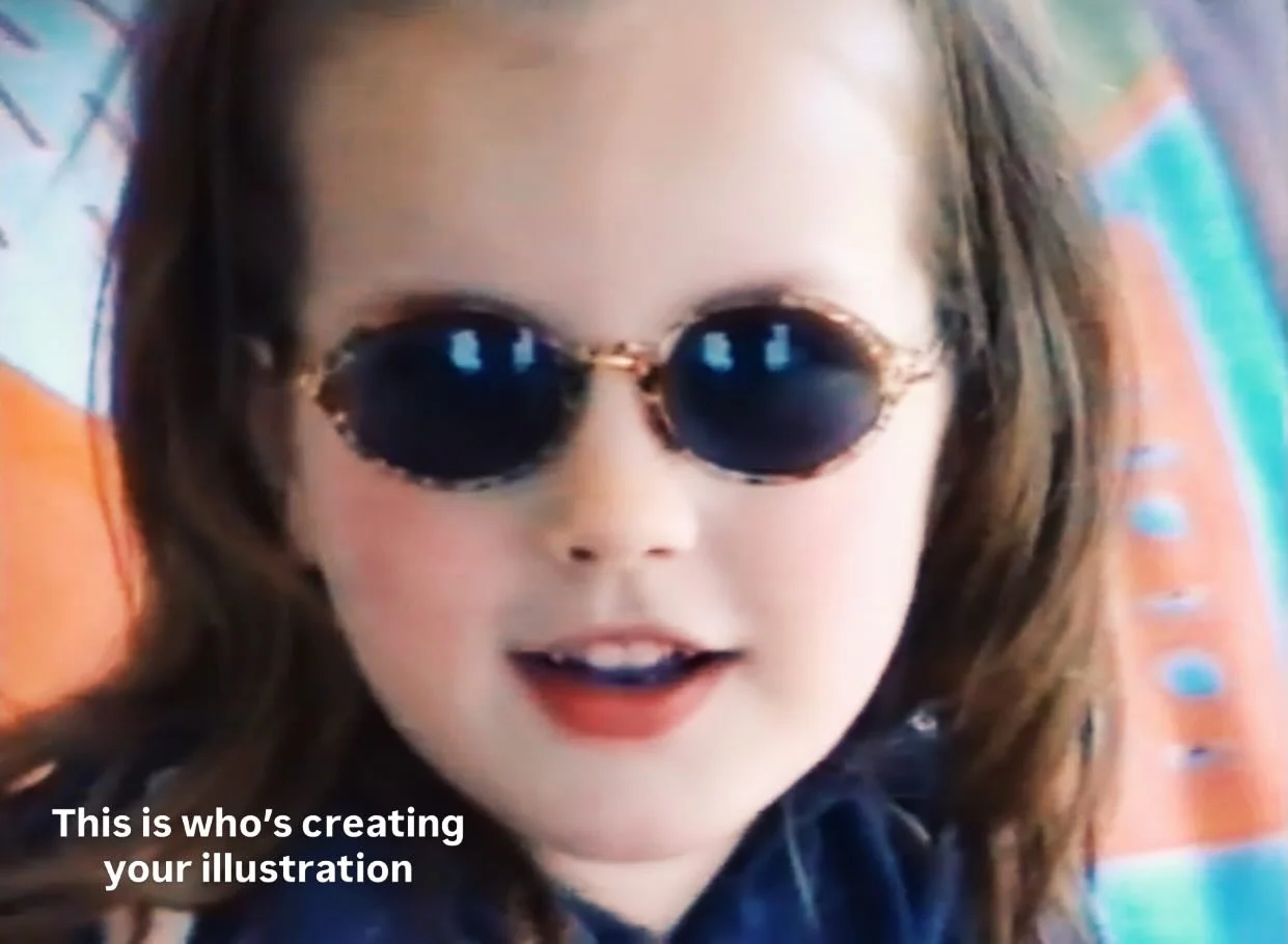 Tiny artist gone professional illustrator🥹