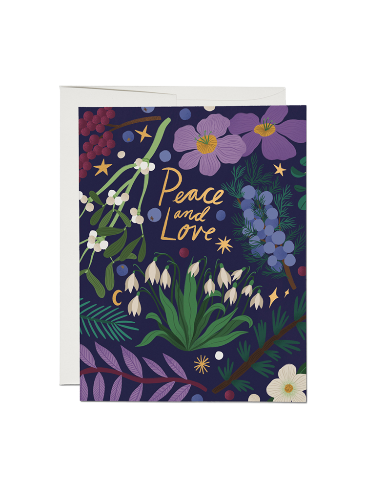 Peace And Love Card