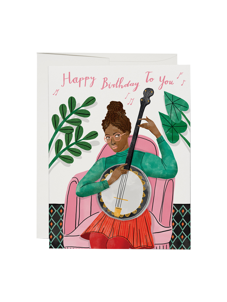 Happy Birthday Banjo Card