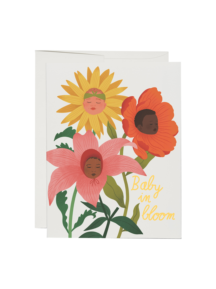 Flower Babies Card