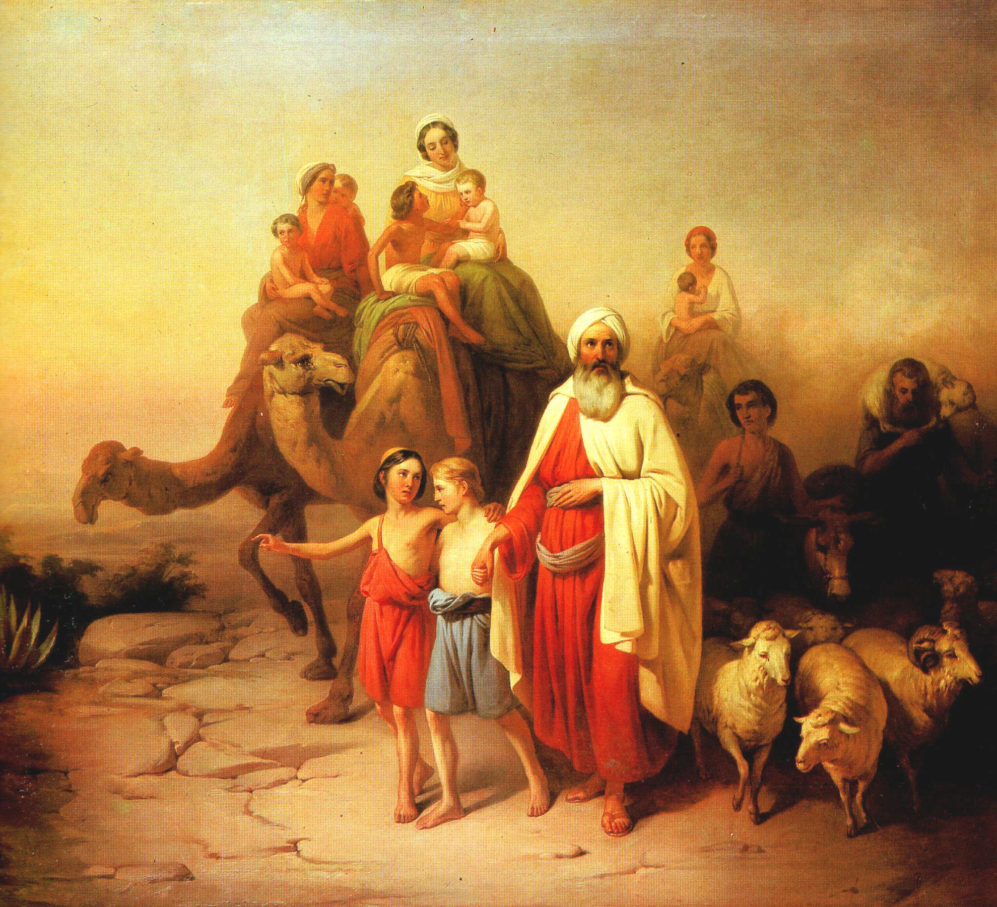 Jozsef Molnar, Abraham's Journey from Ur to Canaan (1850, courtesy of the Hungarian National Gallery )