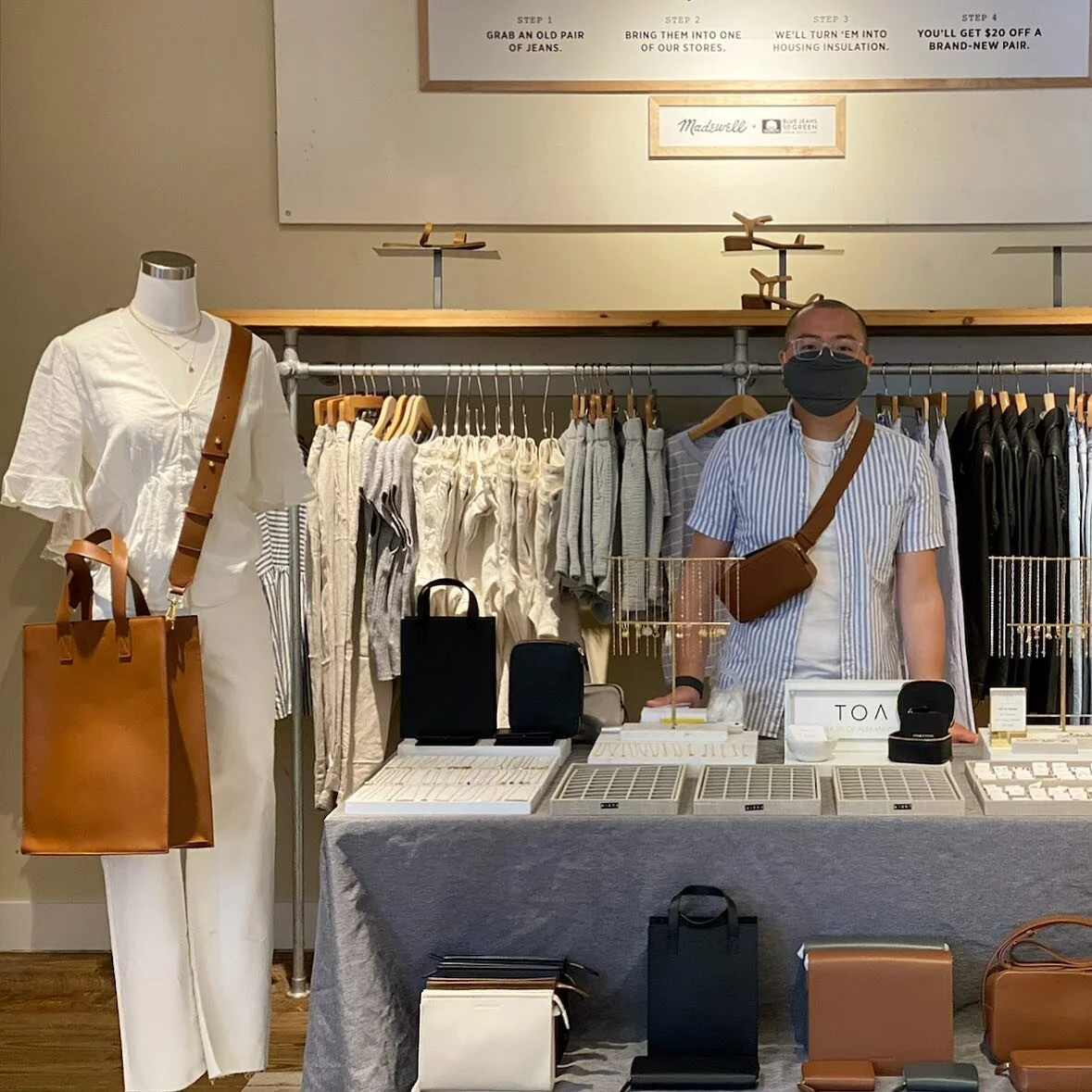 Flash back to Sunday. Thank youuu to @madewell Santana Row for having me and my brands @thesisofalexandria @articlegoods present for a pop up. Celebrating Father's Day 🪴🐶 and Pride Month 🏳️&zwj;🌈! Special thanks to the girl bosses @victoriathuyd 