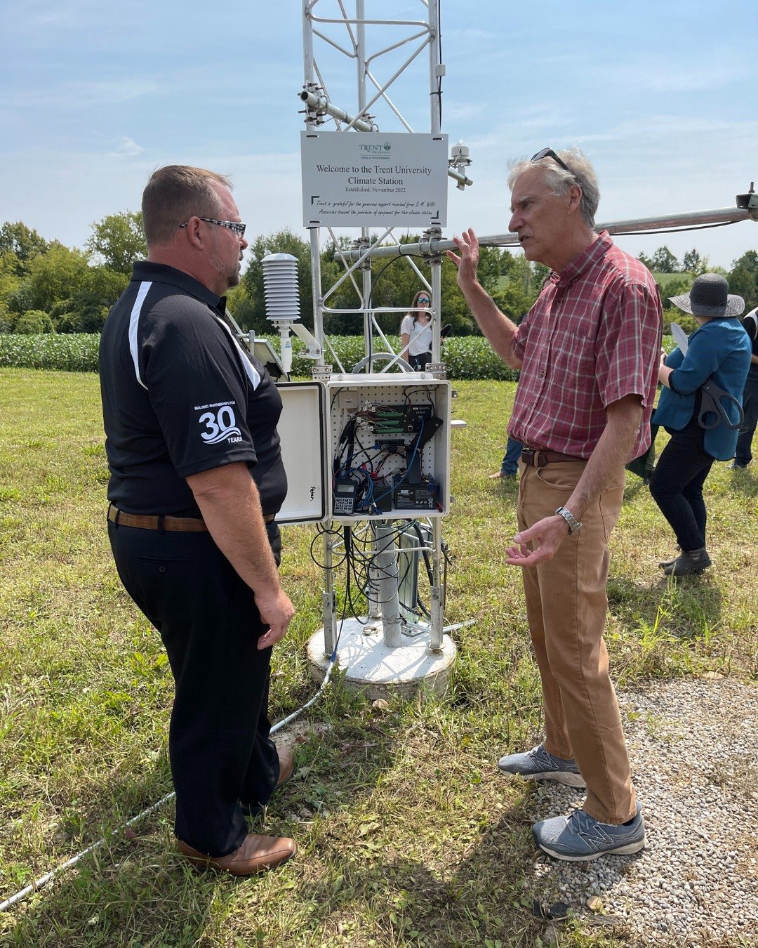 The new Trent Climate Station at the Trent Farm is benefitting researchers, students and the local agricultural community 👏

Opening about a year ago, the new Trent Climate Station began collecting data, building upon the 40 years of weather data co