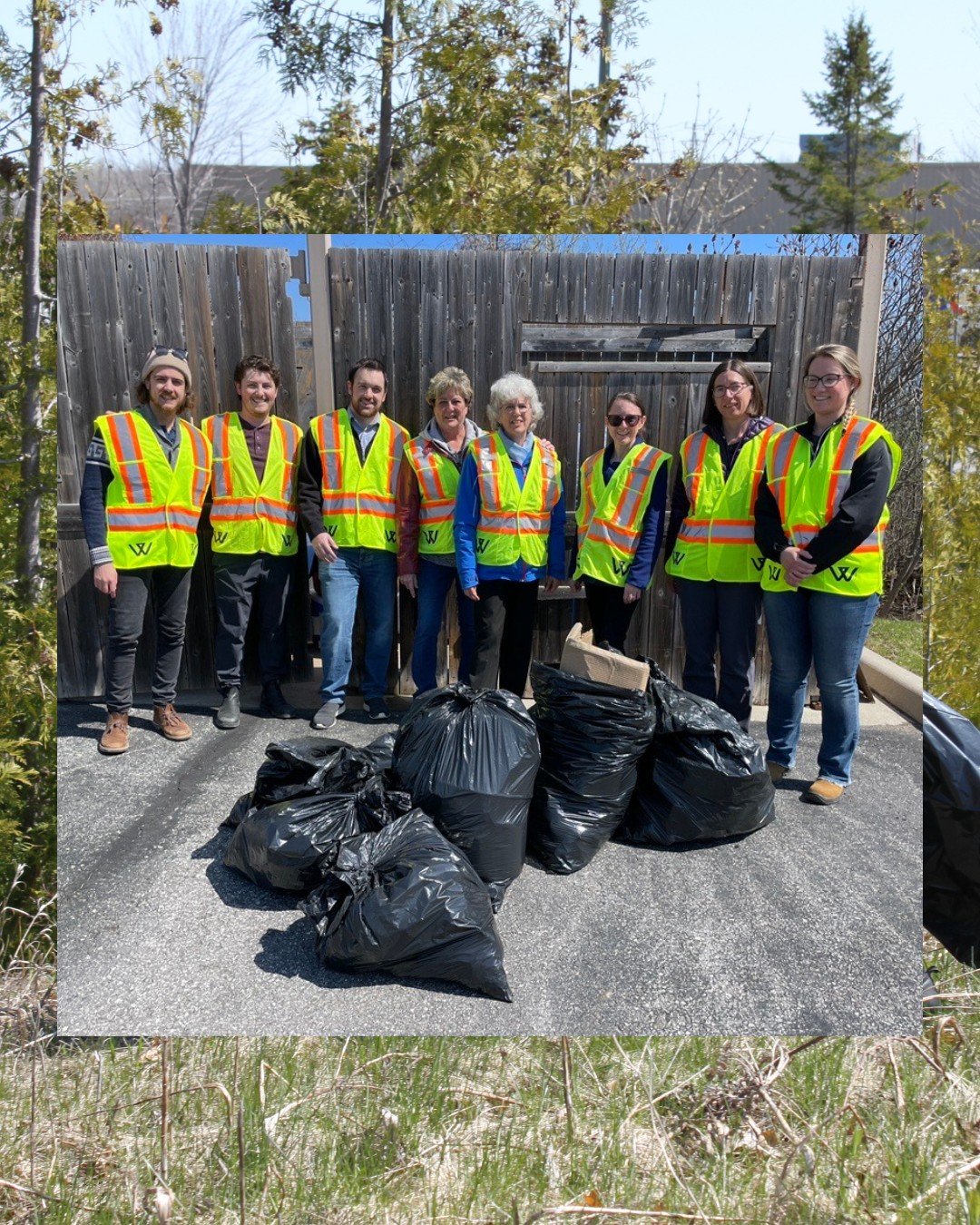 Get outside and show the earth some extra love today! 

Each year we take on neighbourhood clean-up projects in honour of Earth Day. 

Remember, it doesn&rsquo;t have to be big to make an impact. Even just picking up a few pieces of trash from around
