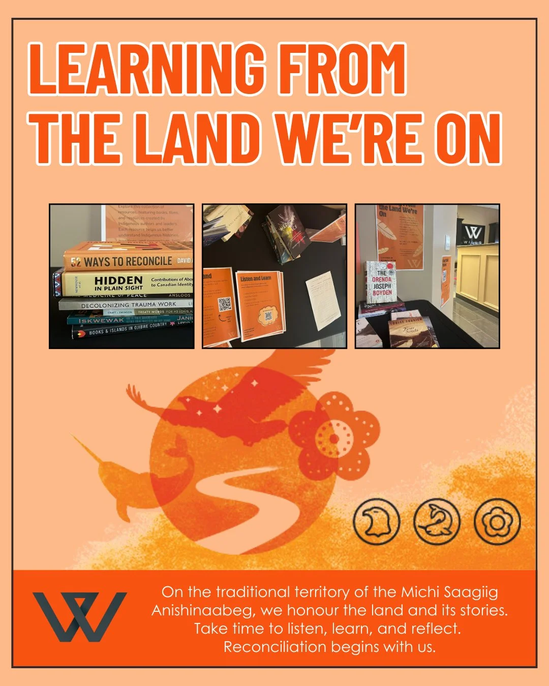 On September 30, we observe the National Day for Truth and Reconciliation.

This year, our theme &ldquo;Learning From the Land We&rsquo;re On&rdquo; reminds us that reconciliation begins locally. 

Together, we honour the children who never returned 