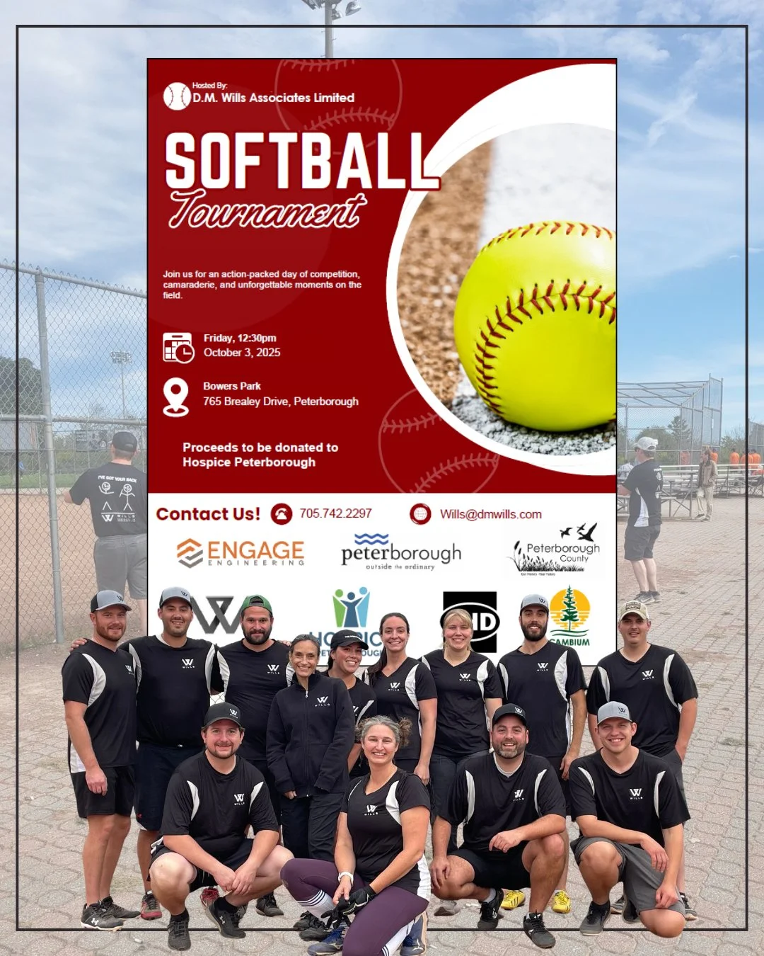 Baseball + Community + A Great Cause! 

Join us this Friday (October 3) at Bowers Park in Peterborough for an afternoon of fun on the diamond! First games kick off just after noon &ndash;so come catch the action, soak up the sunshine, and support a g