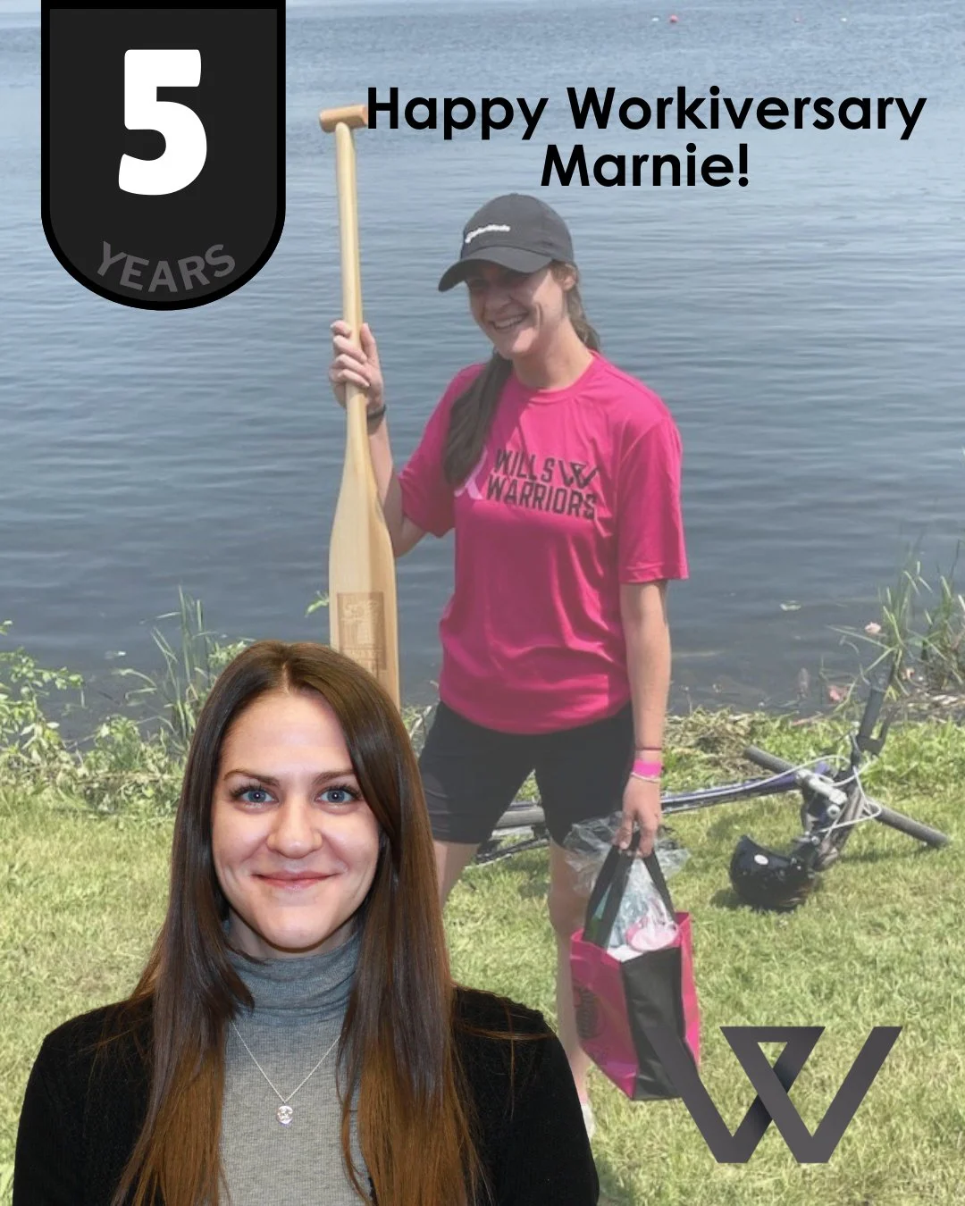Help us celebrate Marnie Saunders on her 5-year anniversary with Wills!

Marnie joined Wills in 2021 as a Land Use Planner and, through her dedication and drive, has grown into her current role as Senior Land Use Planner. Over the past five years, Ma