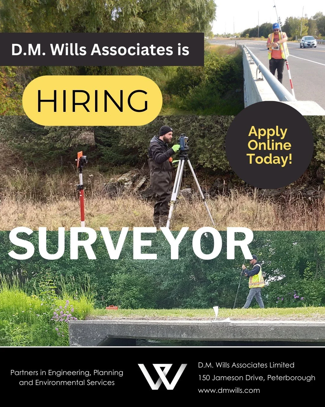 Surveyors: Your next opportunity starts here!

If you love travel, precision, and hands-on work, our Construction Administration team is looking for you. Perform survey works for topography determination, existing facilities, layout, and roadways usi