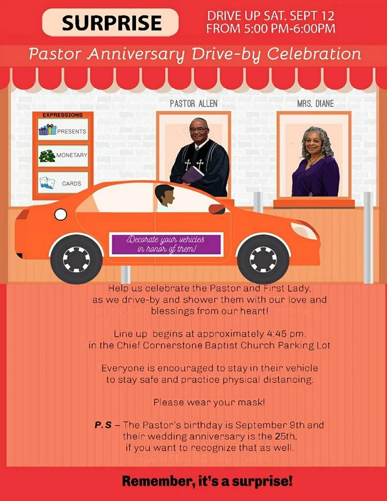 Drive Thru Anniversary Celebration