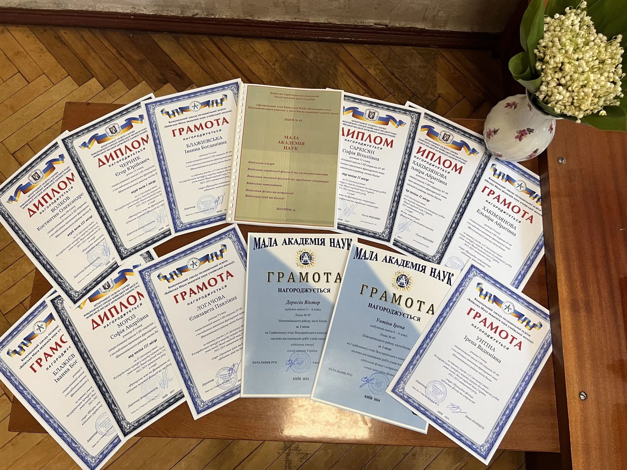 Вітаємо юних дослідників Ліцею №49 