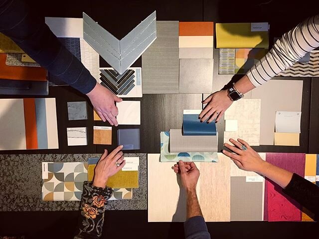 Setting the table. 
In design, we often gather around tables to feast on ideas and inspiration. This week had the opportunity to collaborate with wonderful clients and partners. We&rsquo;re excited to continue to develop and set the table for this pr