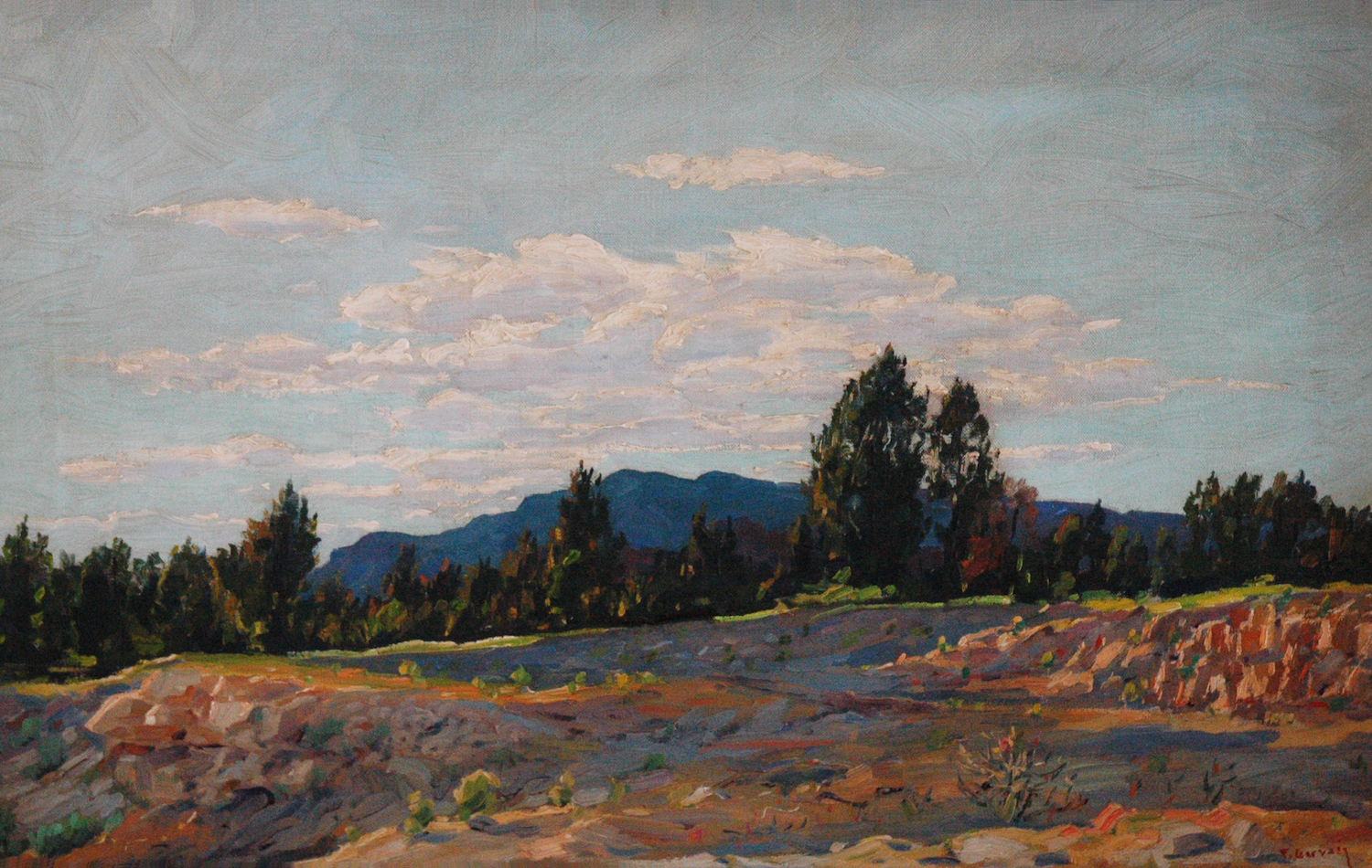 Gervasi, Frank (1895-1985) Cedro Canyon Oil On Canvas 18x28.jpg