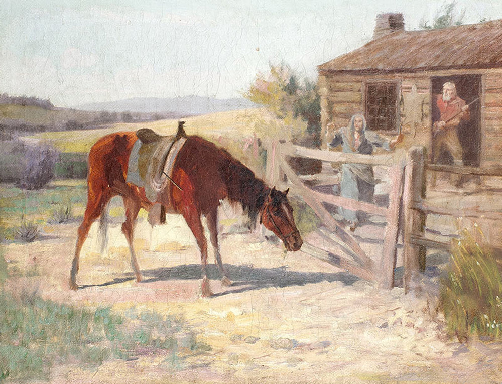 Home, 14 x 18, oil on canvas
