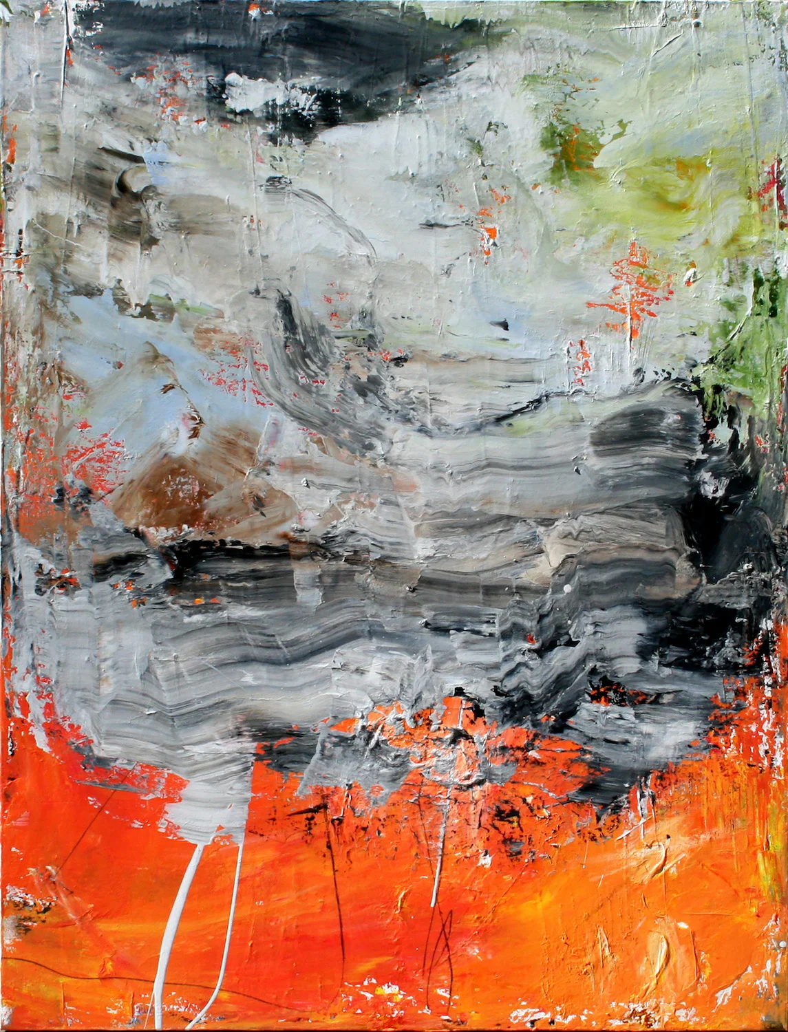 Untitled, 48 x 36, mixed media on canvas